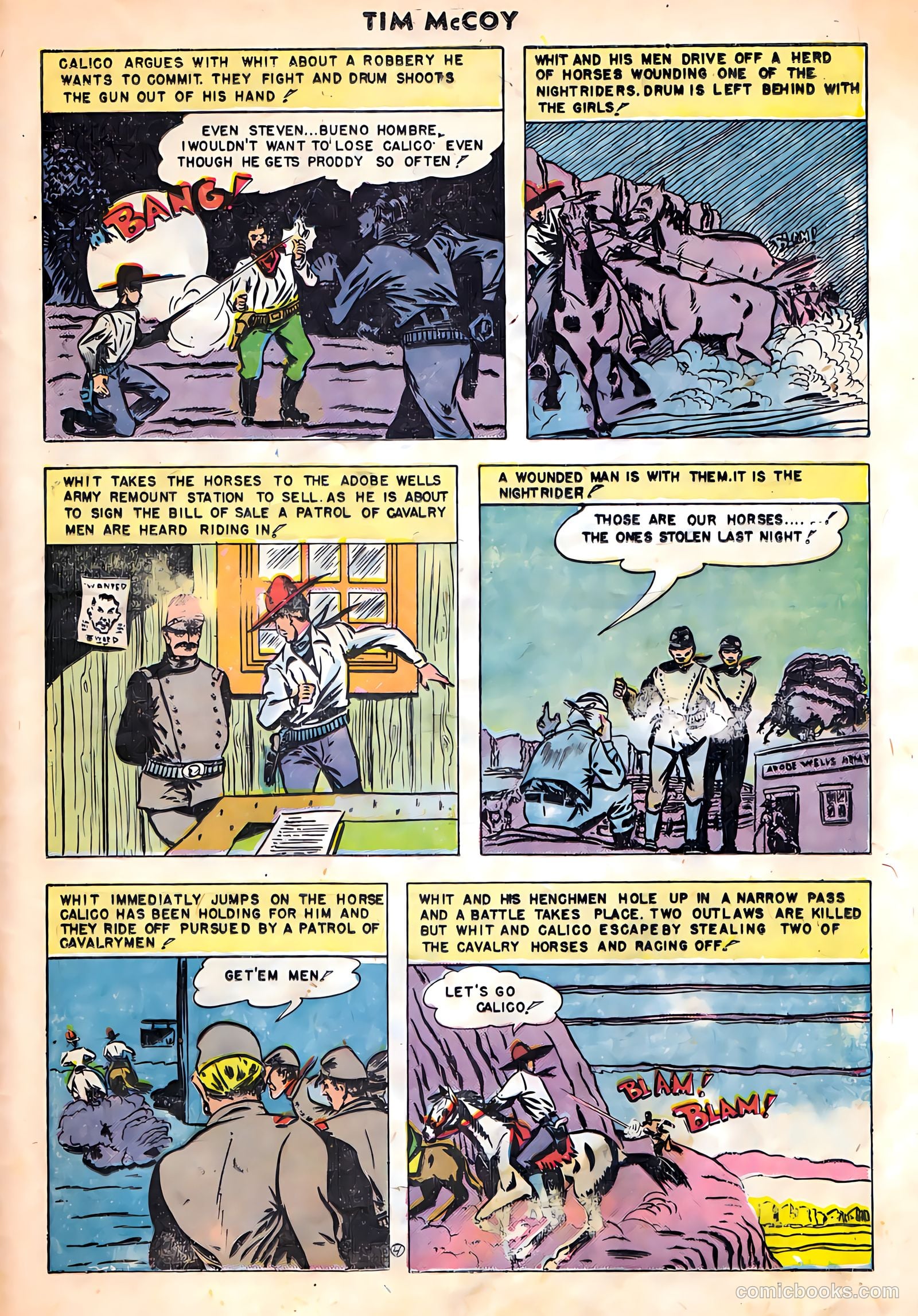 Tim McCoy #18 (1949) — page 31 of 35
