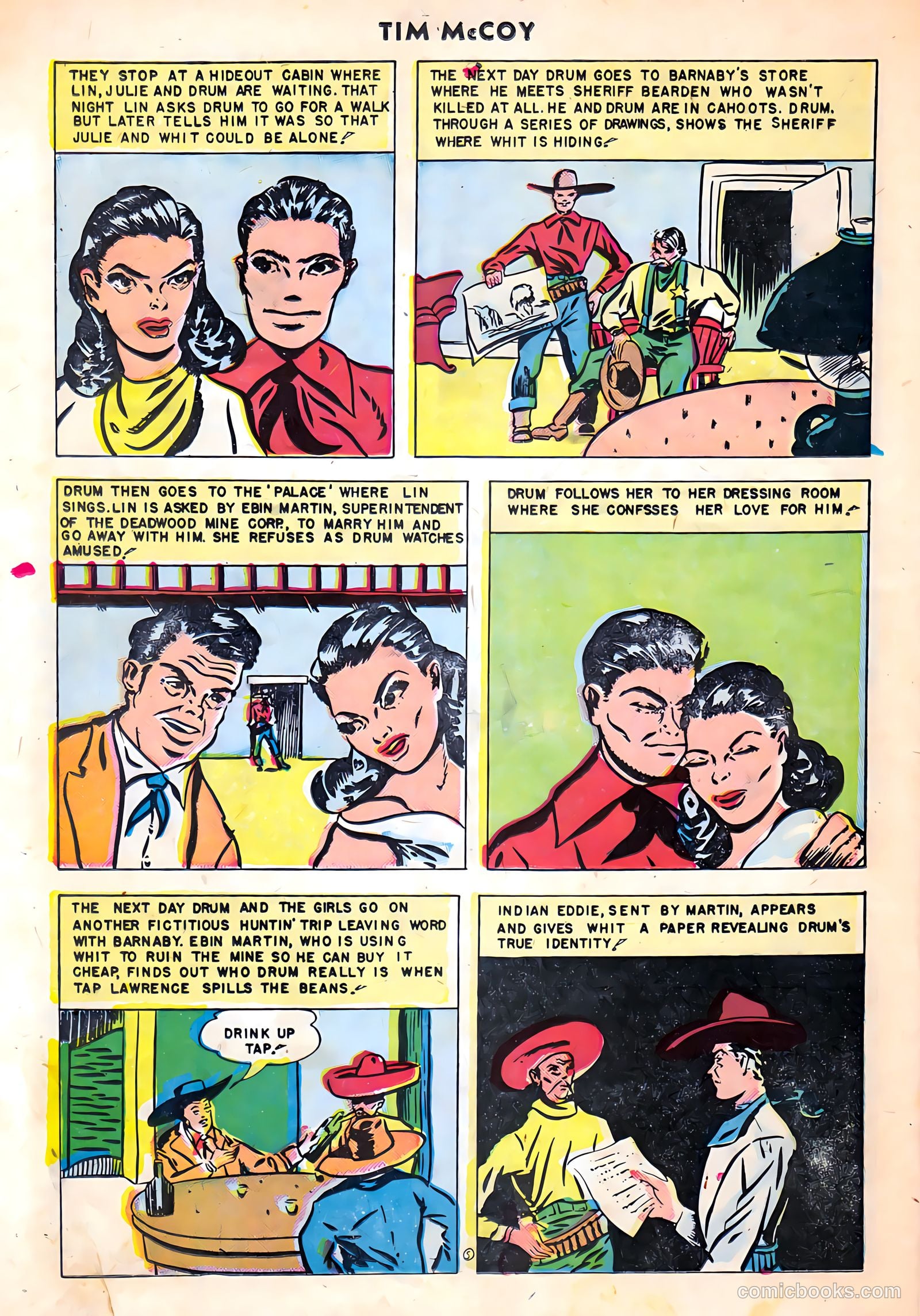 Tim McCoy #18 (1949) — page 32 of 35