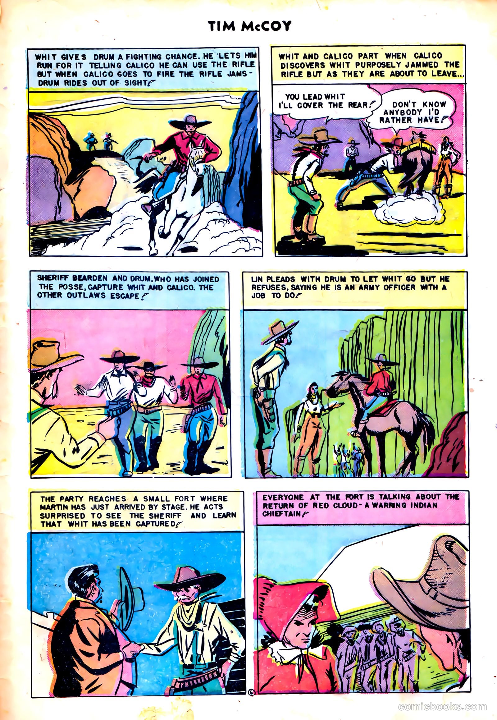 Tim McCoy #18 (1949) — page 33 of 35