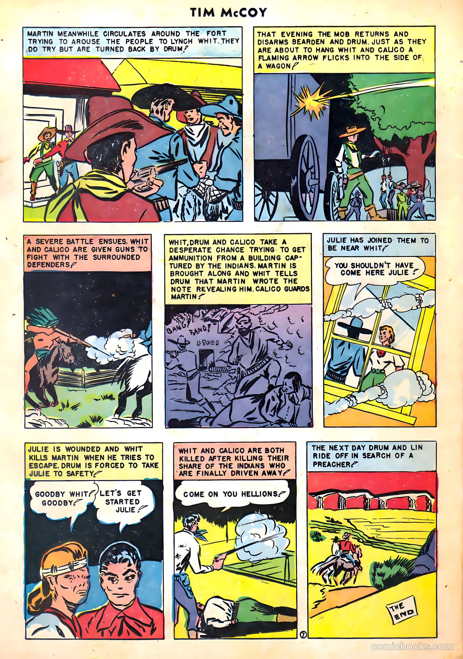 Tim McCoy #18 (1949) — page 34 of 35