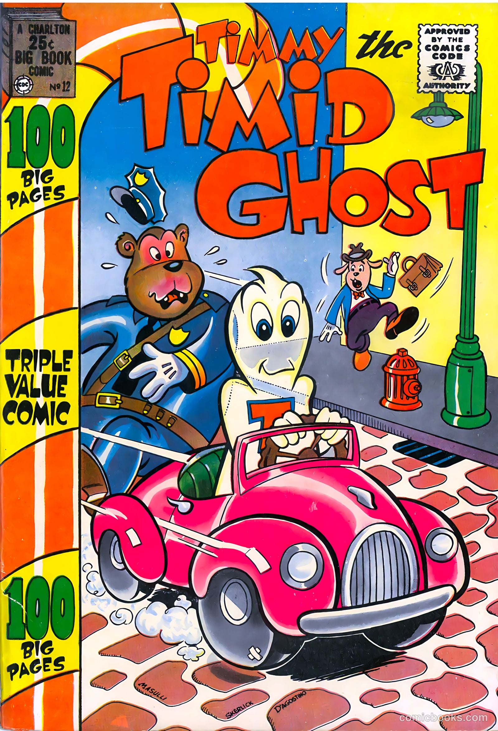 Timmy the Timid Ghost #12 cover