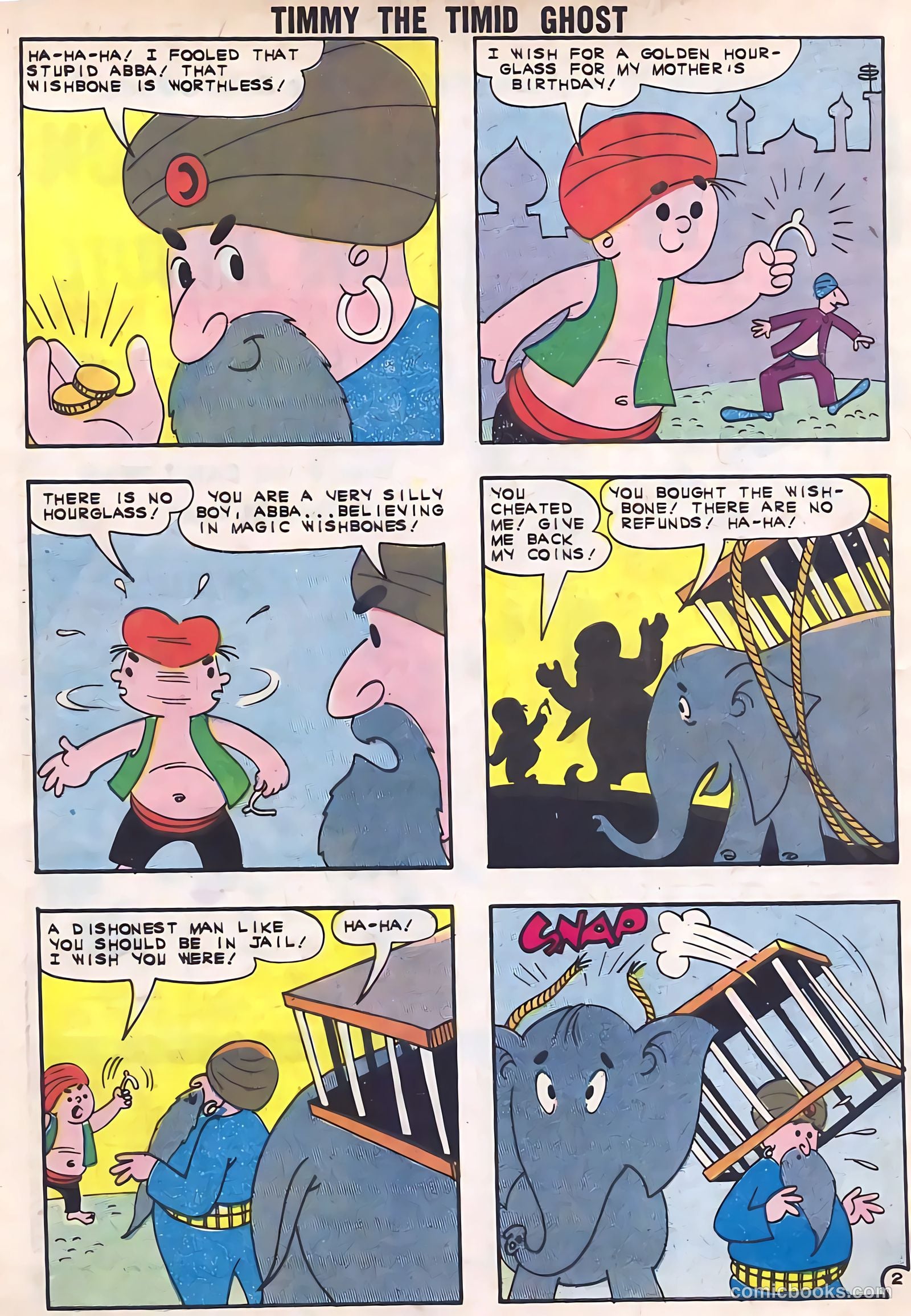 Timmy the Timid Ghost #14 (1959) — page 32 of 36