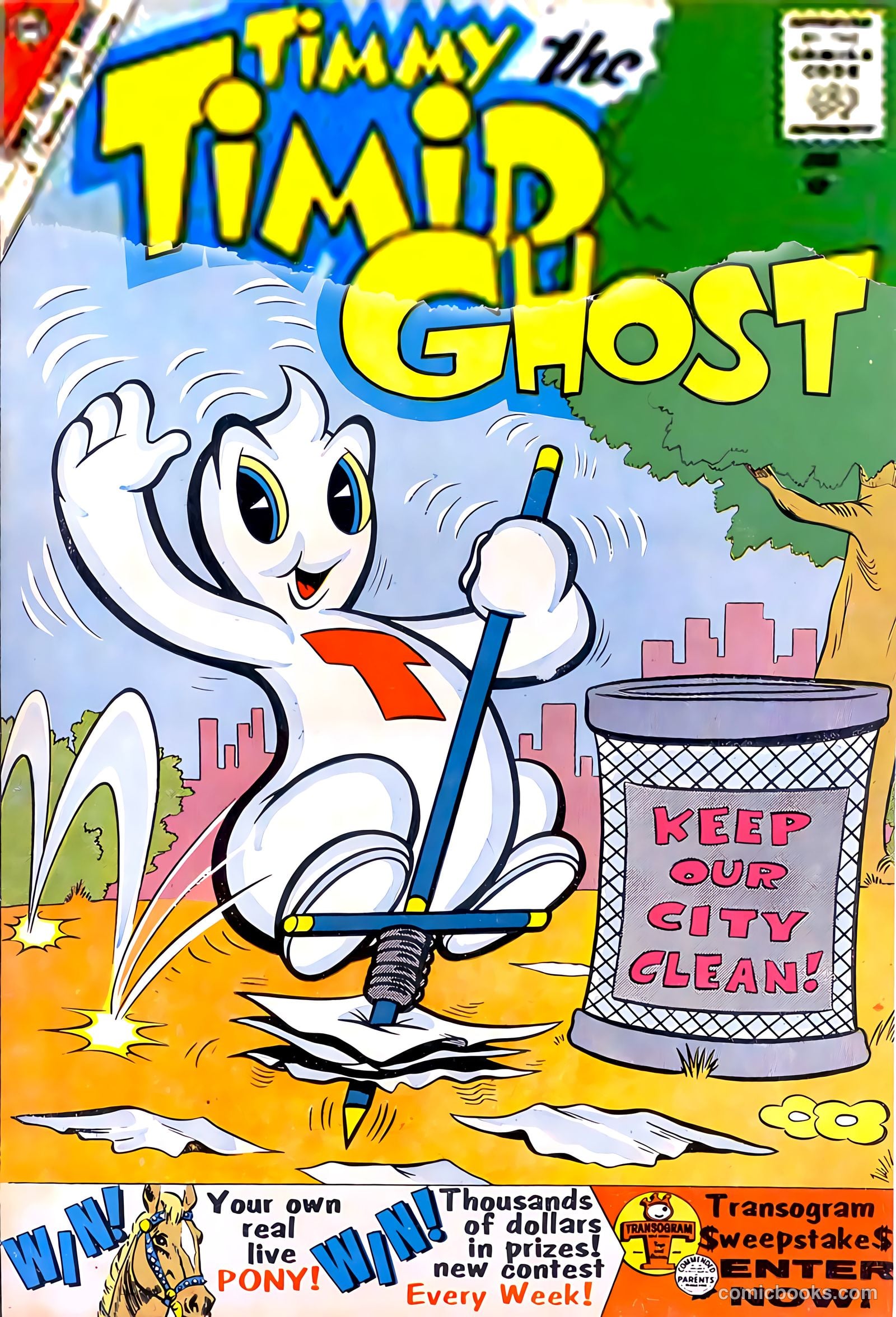 Timmy the Timid Ghost #21 cover