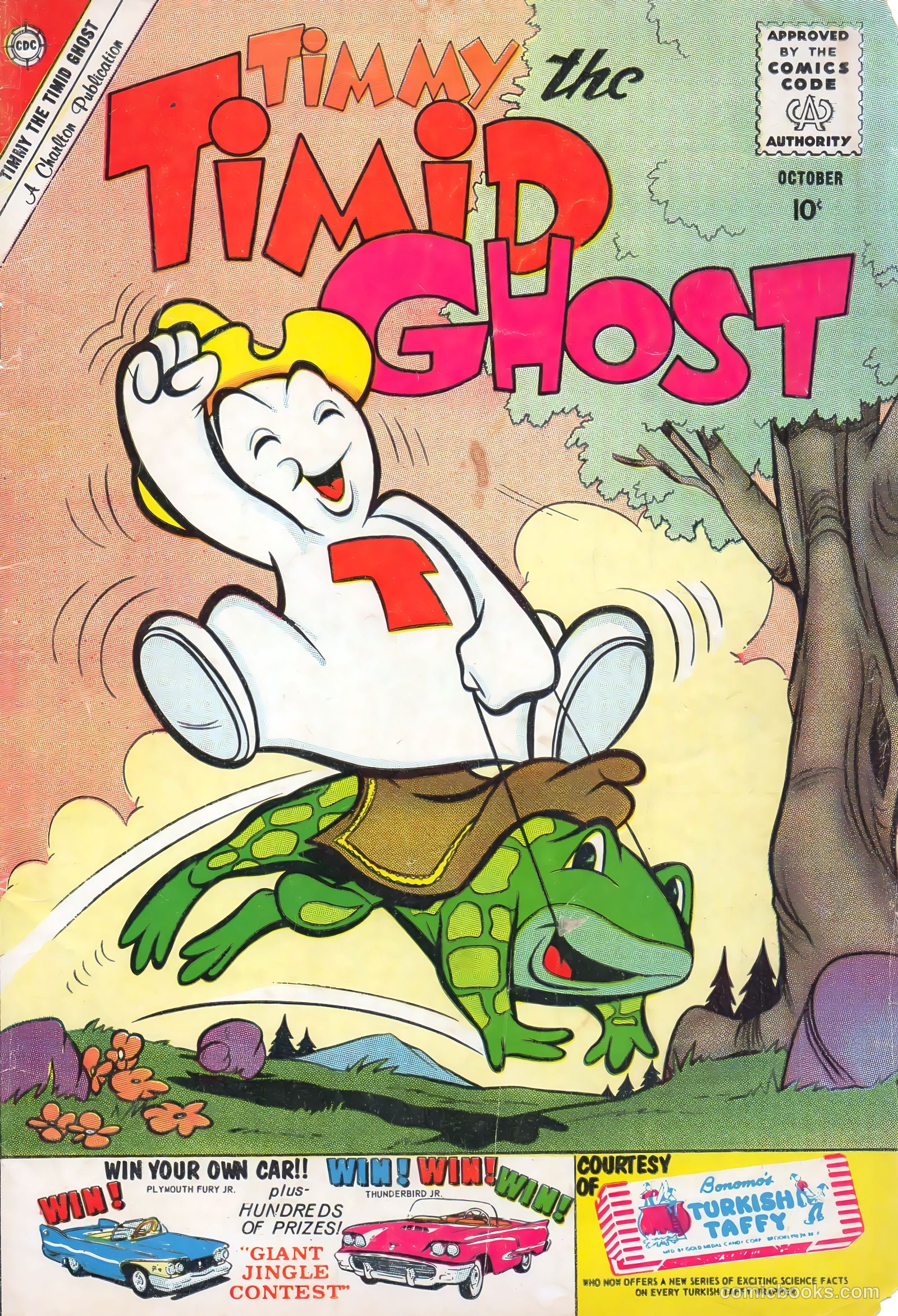 Timmy the Timid Ghost #23 cover