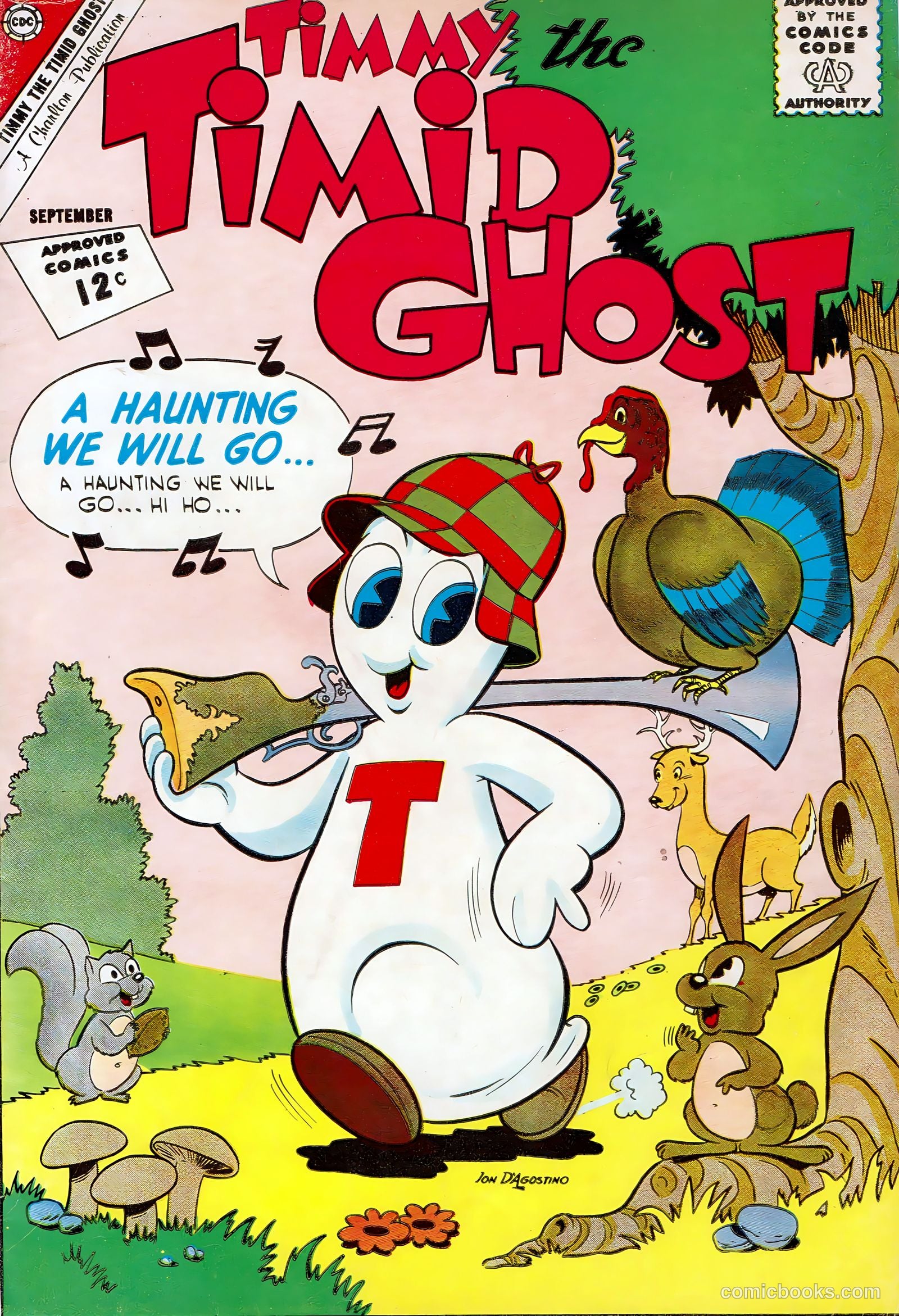 Timmy the Timid Ghost #34 (1962) — page 1 of 36