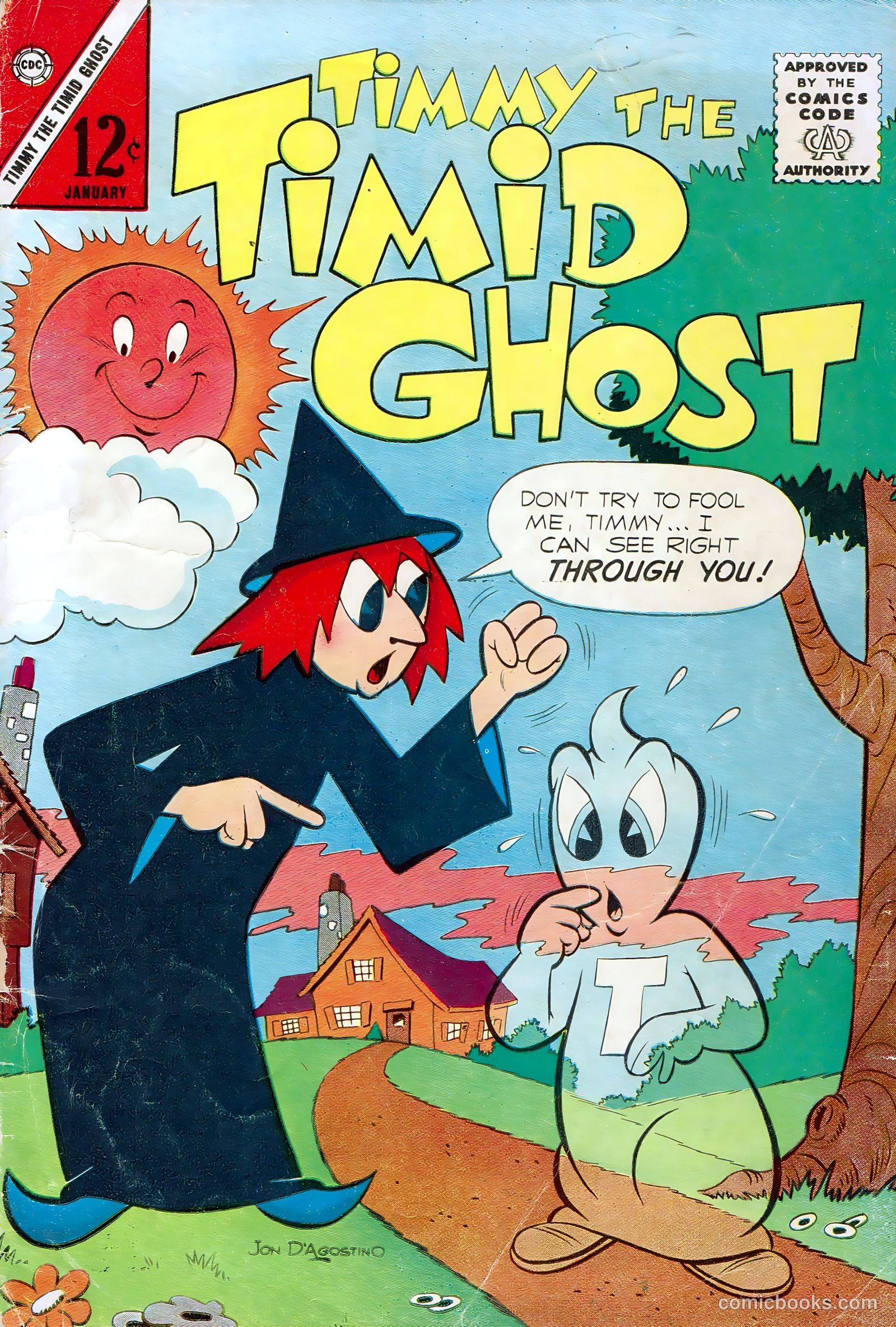 Timmy the Timid Ghost #36 cover