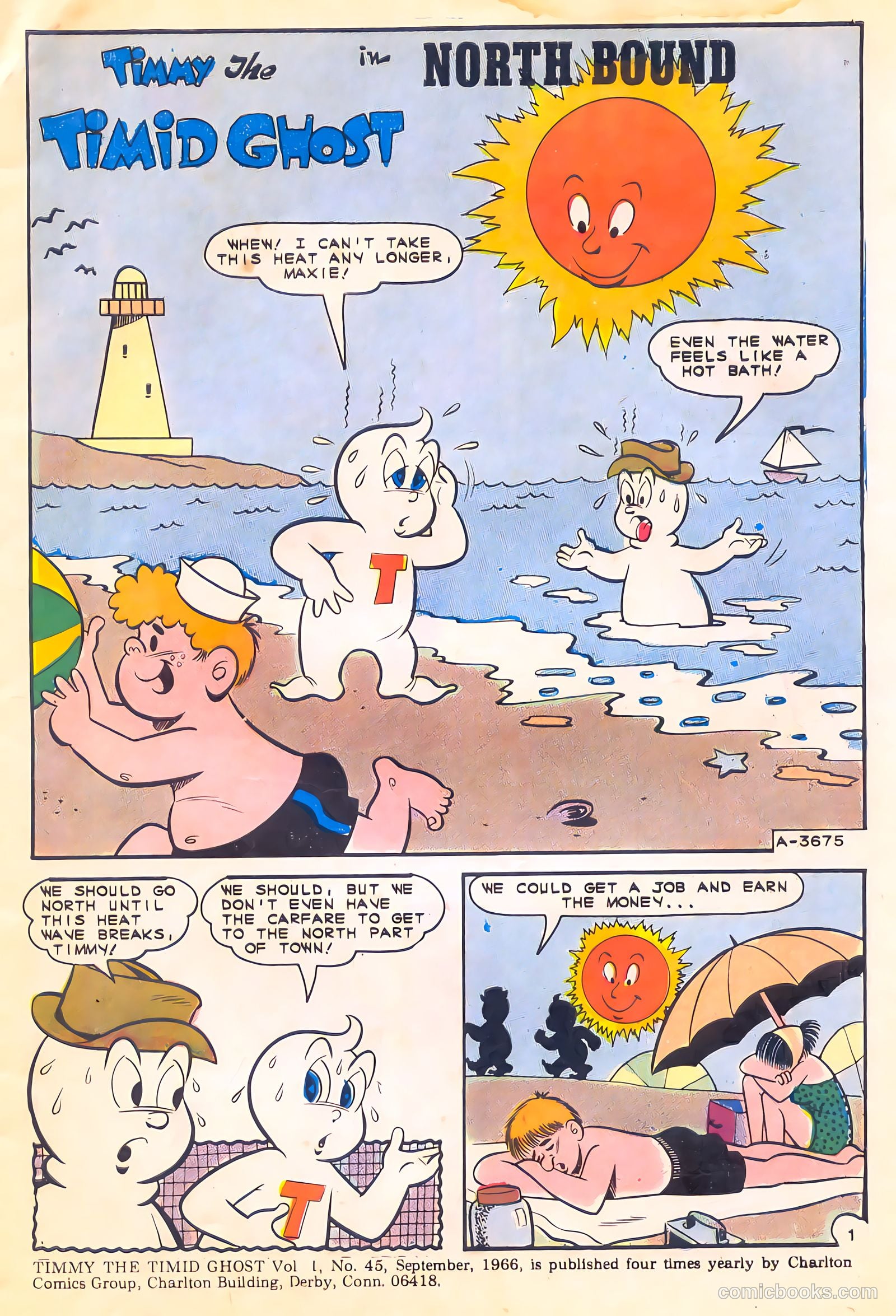 Timmy the Timid Ghost #45 (1966) — page 3
