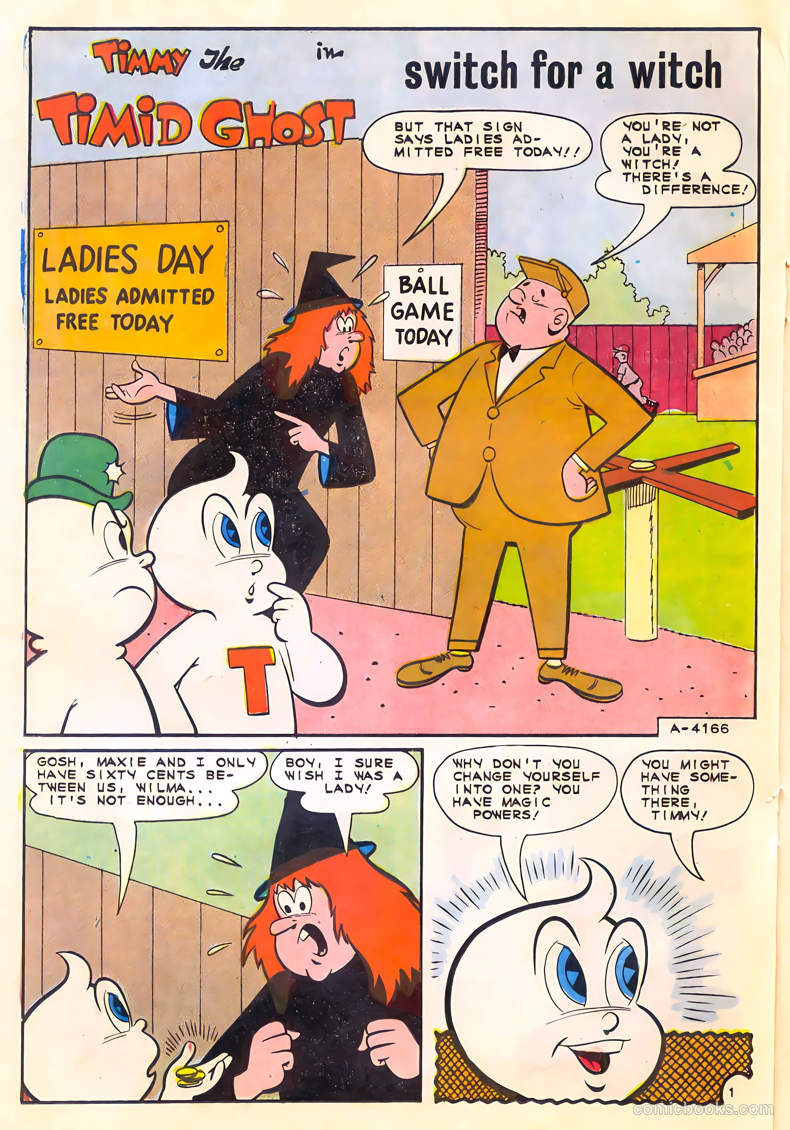 Timmy the Timid Ghost #45 (1966) — page 20