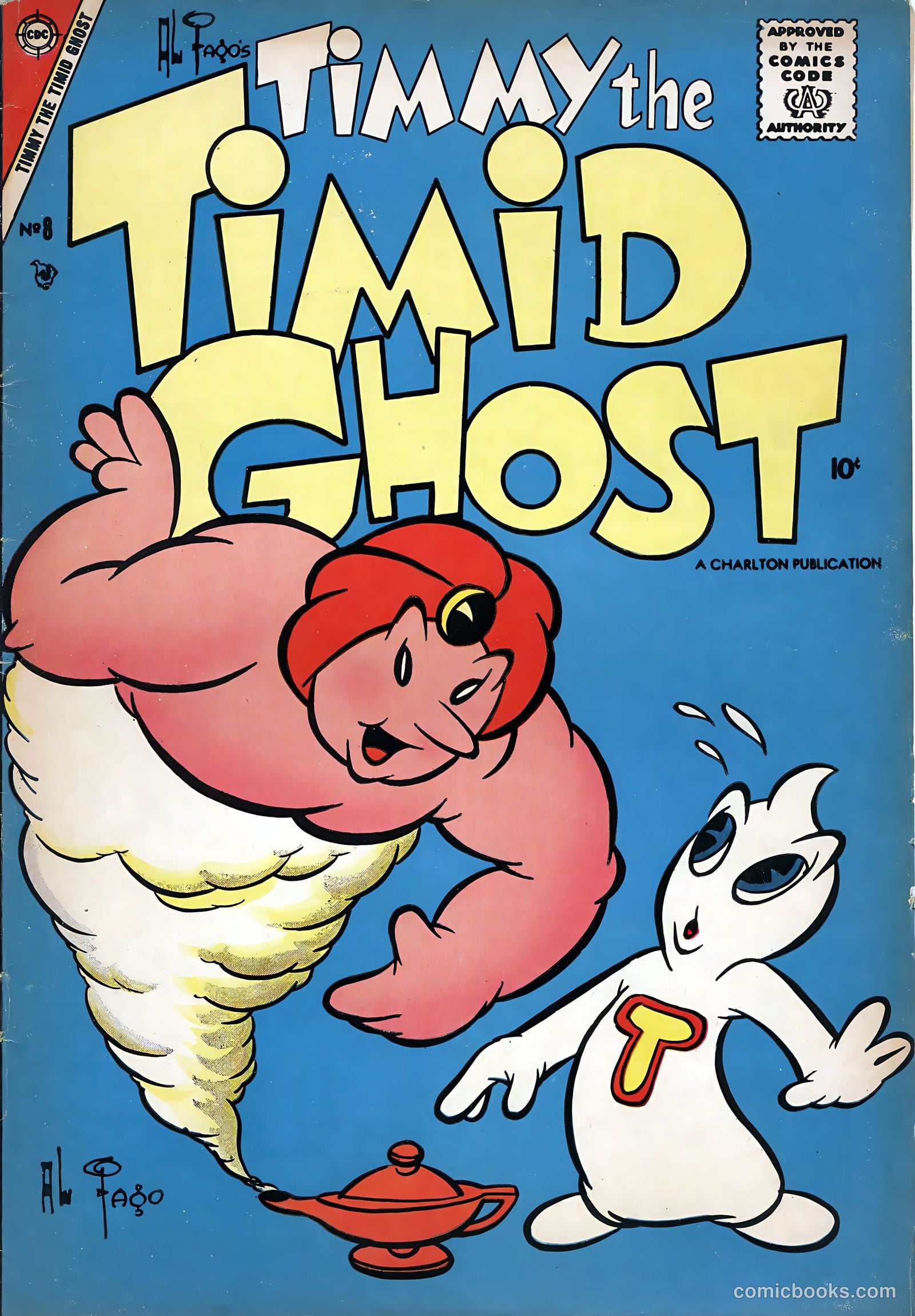Timmy the Timid Ghost #8 cover