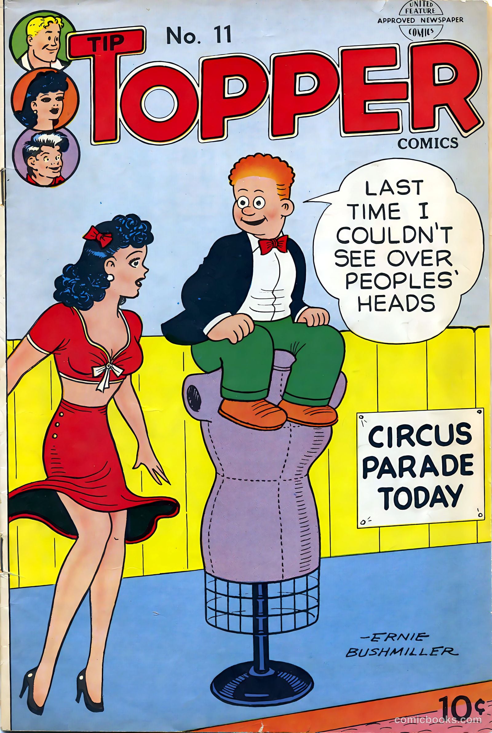 Tip Topper Comics #11 cover