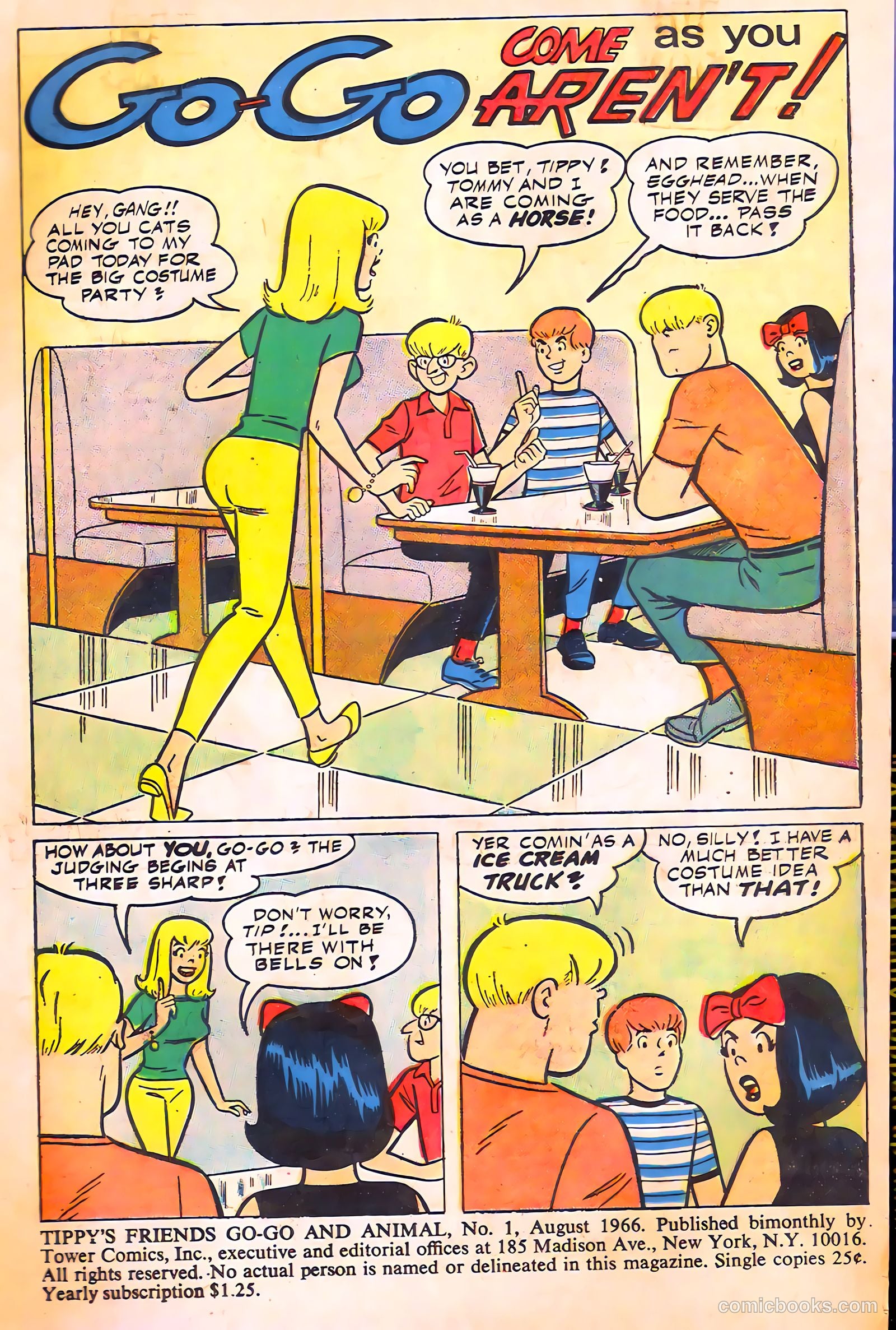 Tippy's Friends Go-Go and Animal #1 (1966) — page 2