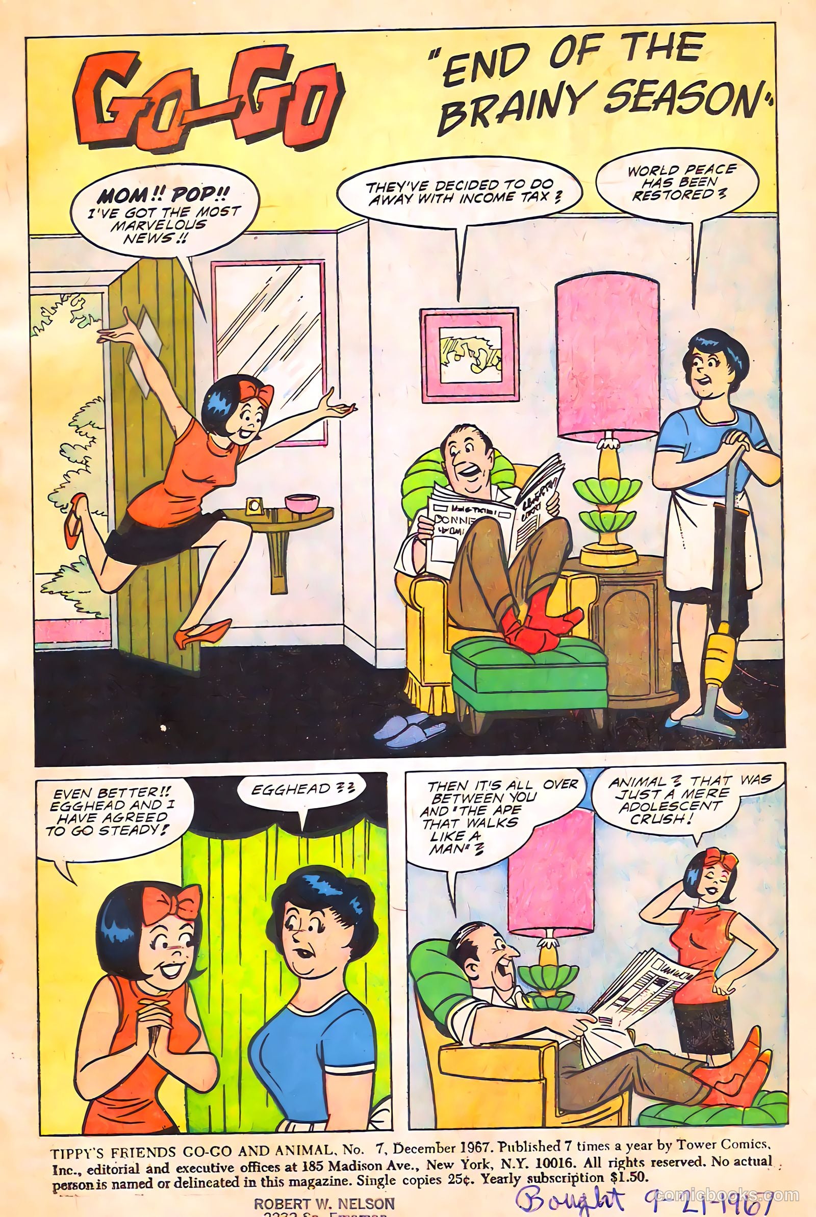 Tippy's Friends Go-Go and Animal #7 (1967) — page 2