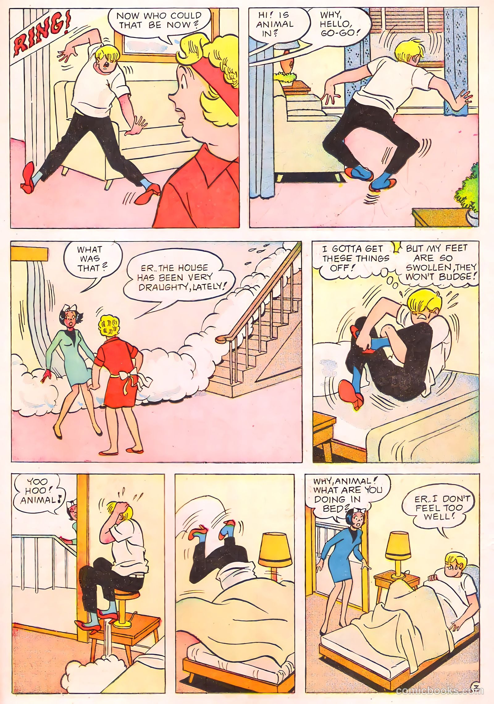 Tippy's Friends Go-Go and Animal #9 (1968) — page 35