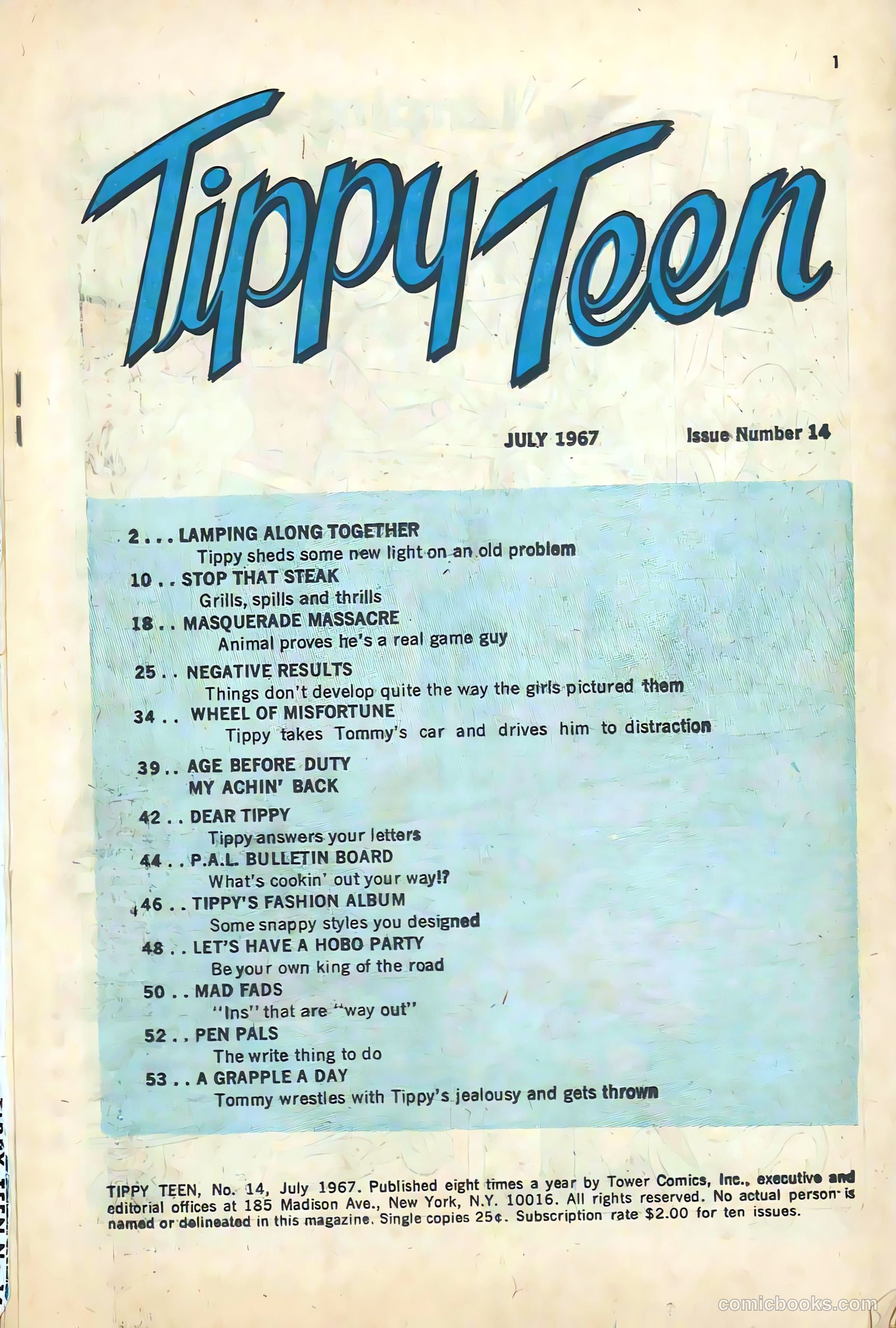 Tippy Teen #14 (1967) — page 3 of 68