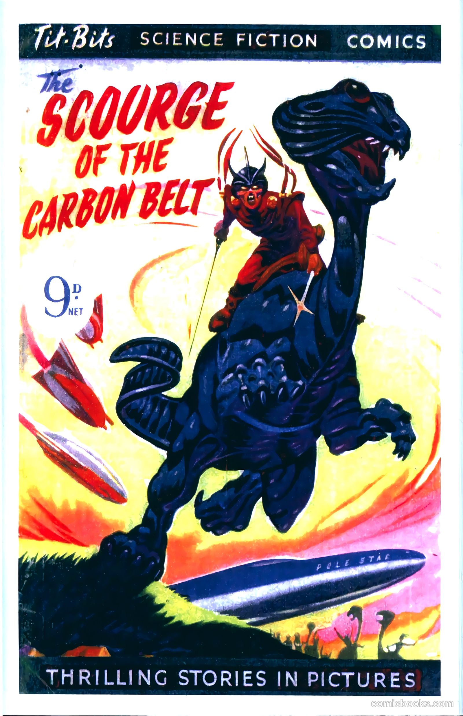 Tit-Bits Science Fiction Comics #2 cover