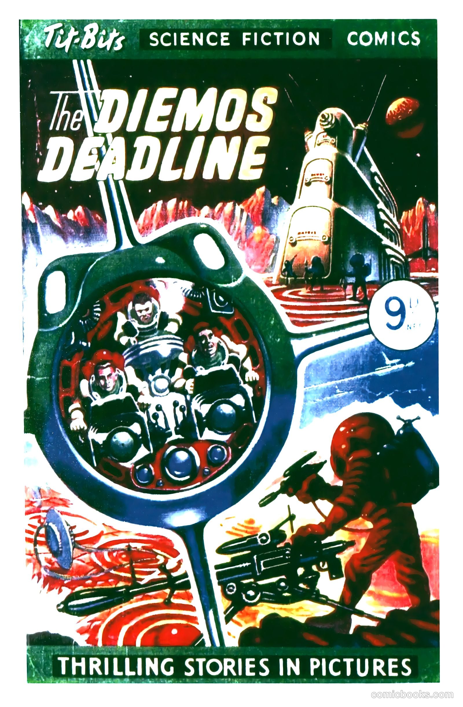 Tit-Bits Science Fiction Comics #3 cover