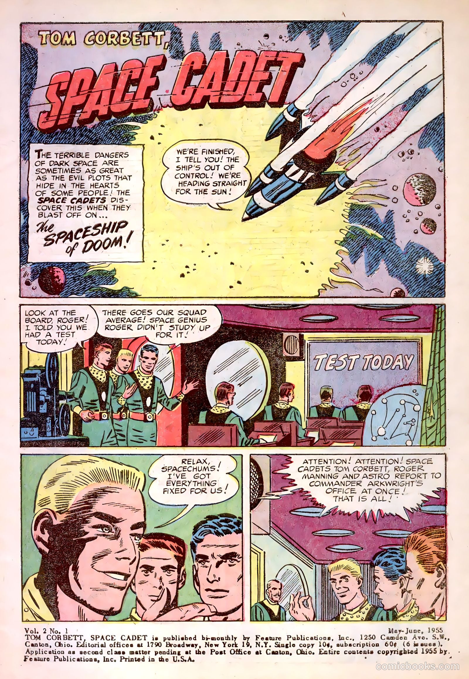 Tom Corbett, Space Cadet #1 (1955) — page 3 of 36