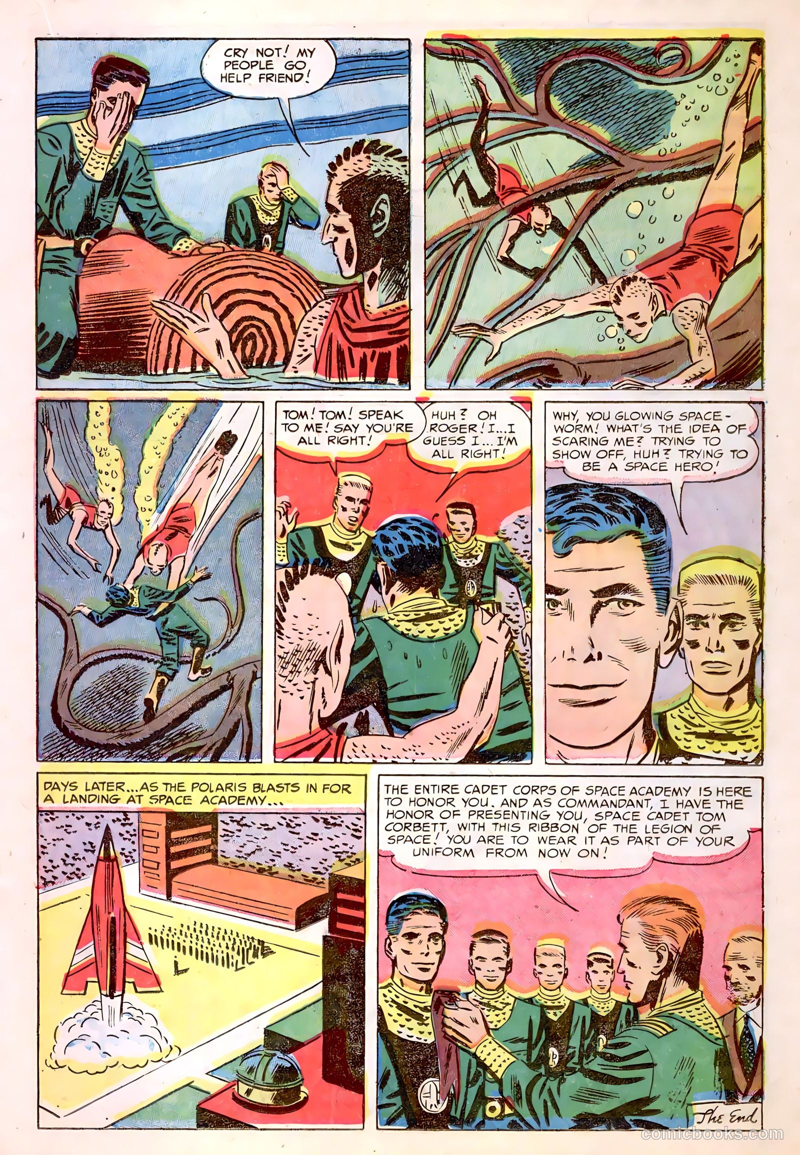Tom Corbett Space Cadet #1 (1953) — page 19 of 35