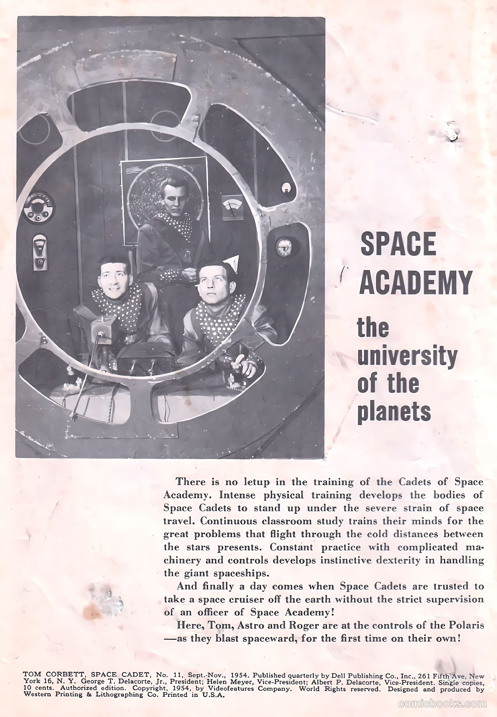 Tom Corbett Space Cadet #11 (1954) — page 2 of 35