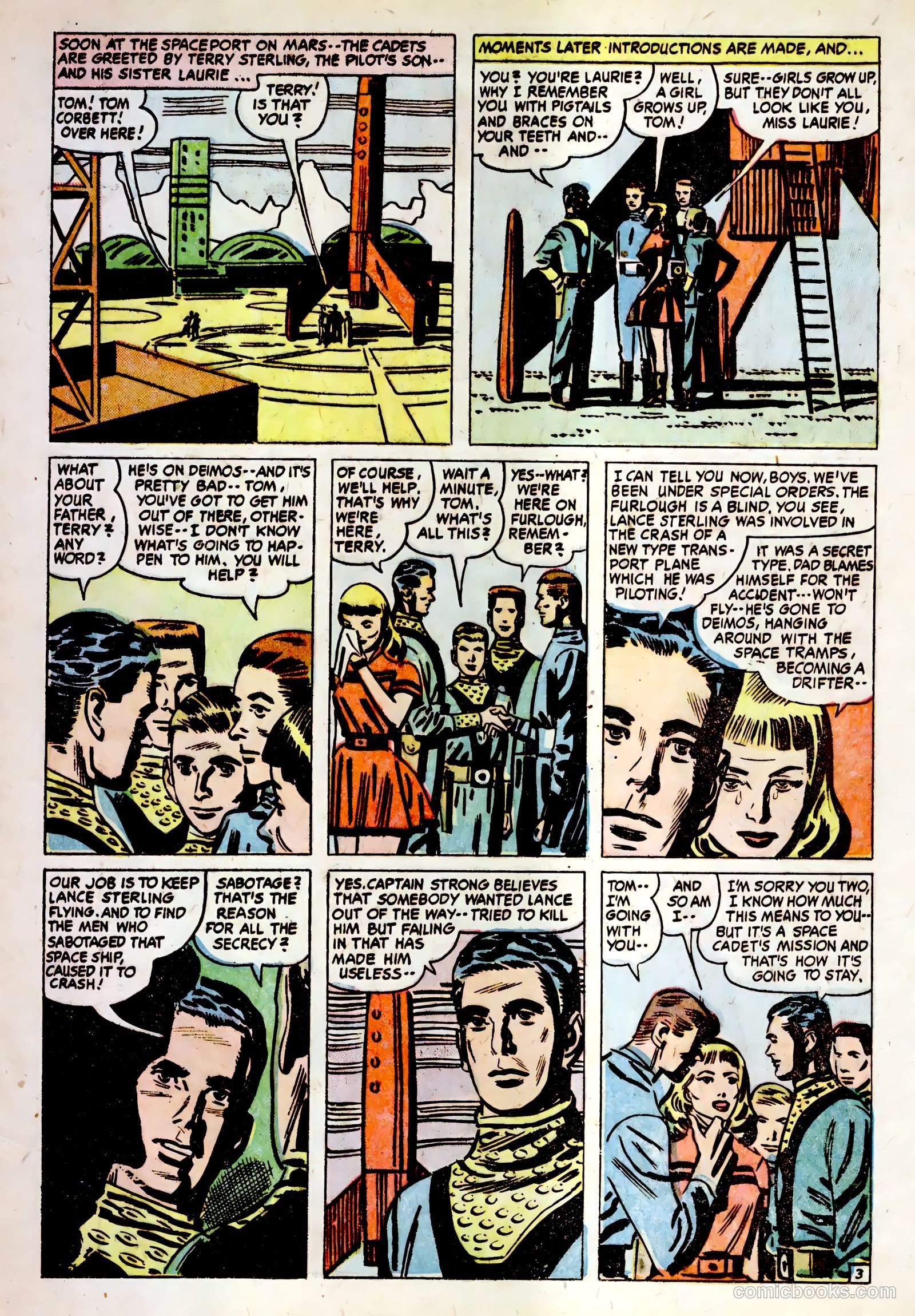 Tom Corbett Space Cadet #3 (1955) — page 13 of 36
