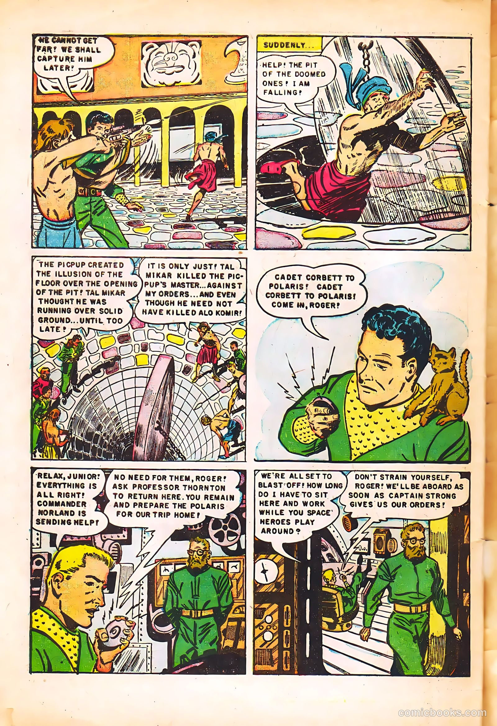 Tom Corbett Space Cadet #4 (1953) — page 34 of 36