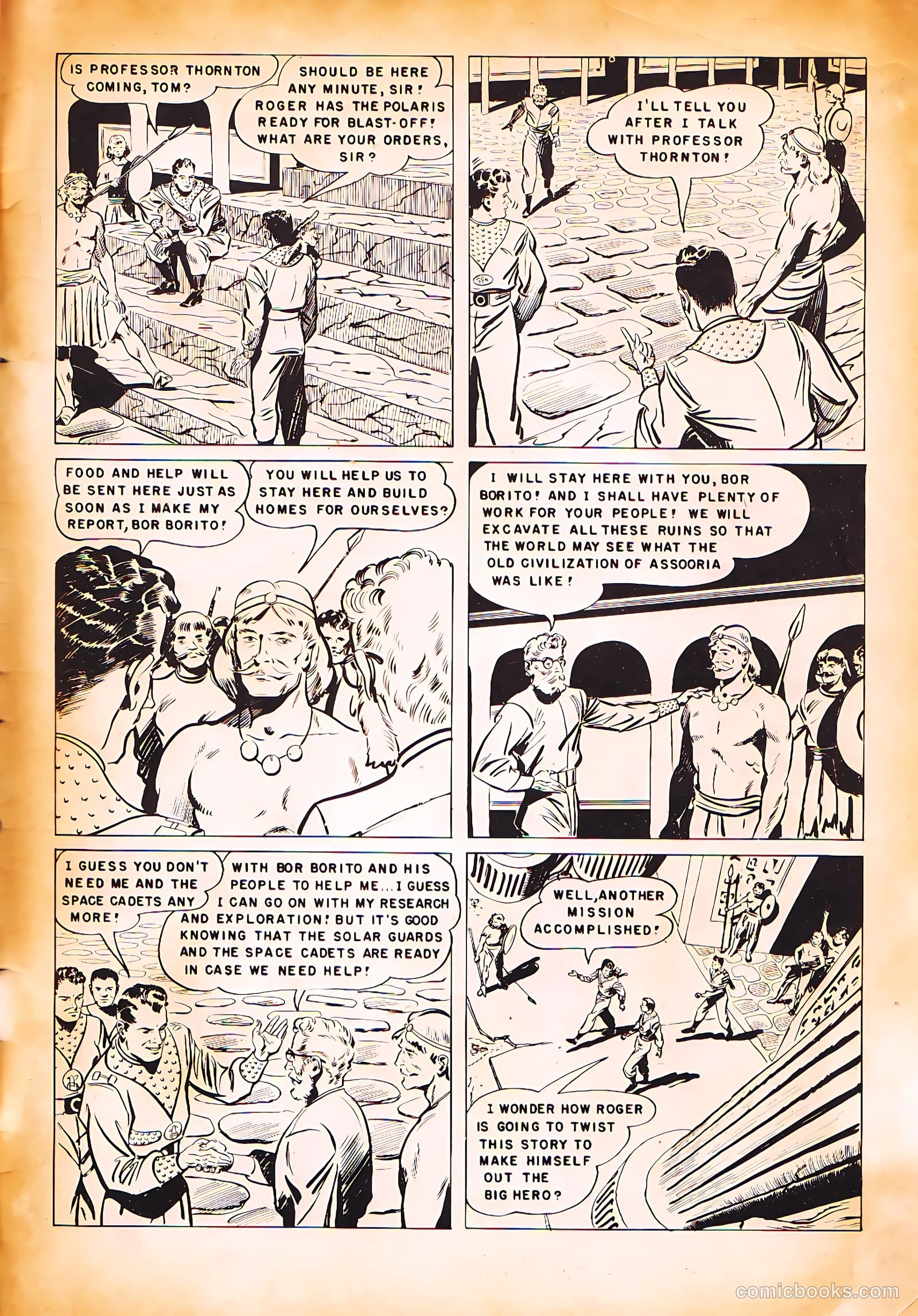 Tom Corbett Space Cadet #4 (1953) — page 35 of 36