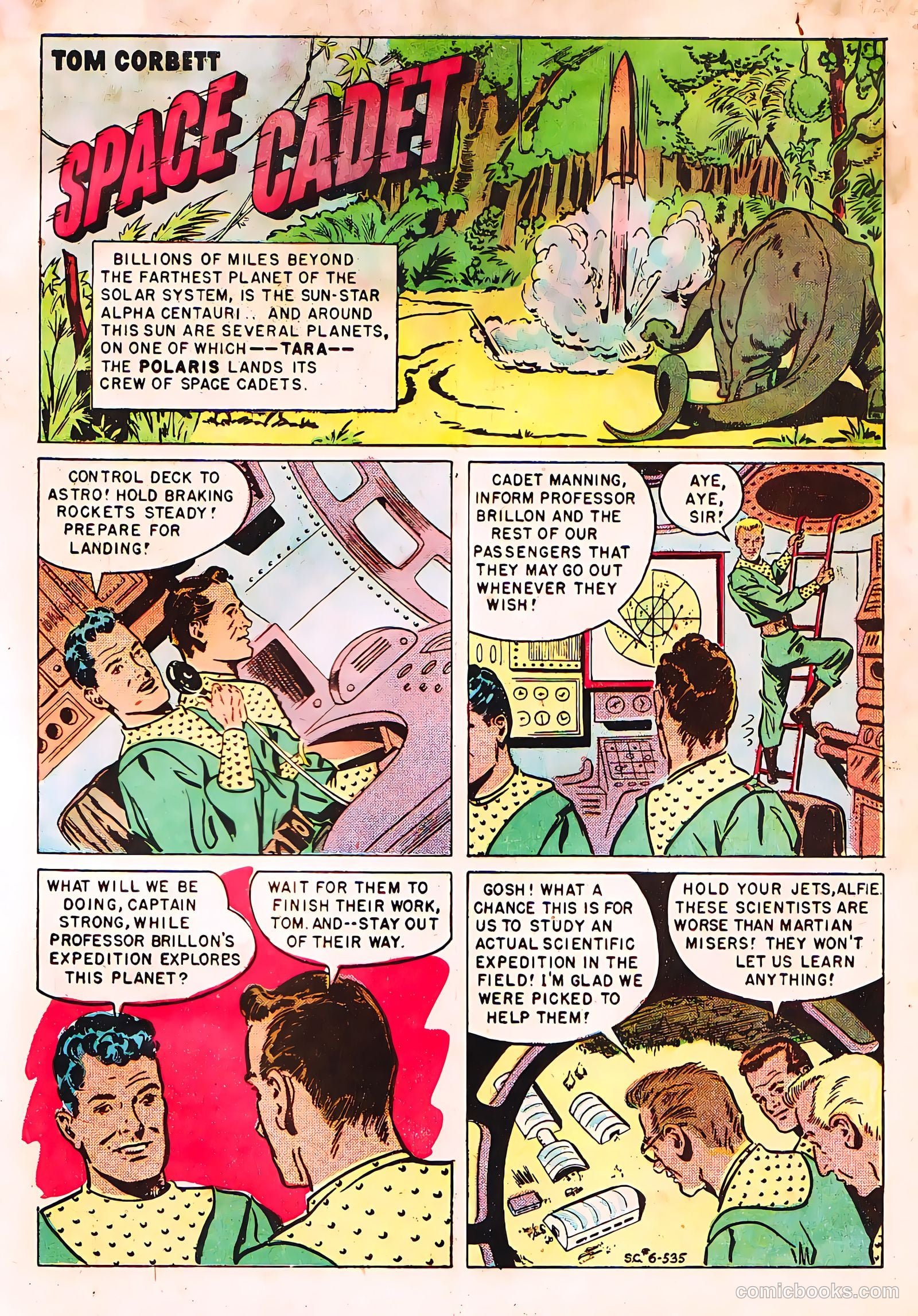 Tom Corbett Space Cadet #6 (1953) — page 4 of 38