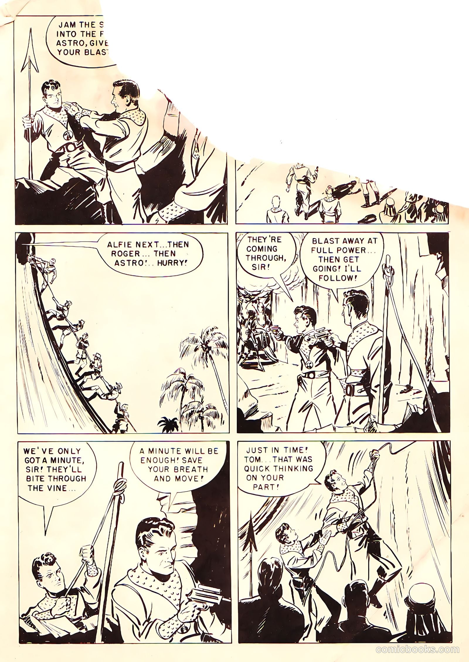Tom Corbett Space Cadet #6 (1953) — page 36 of 38