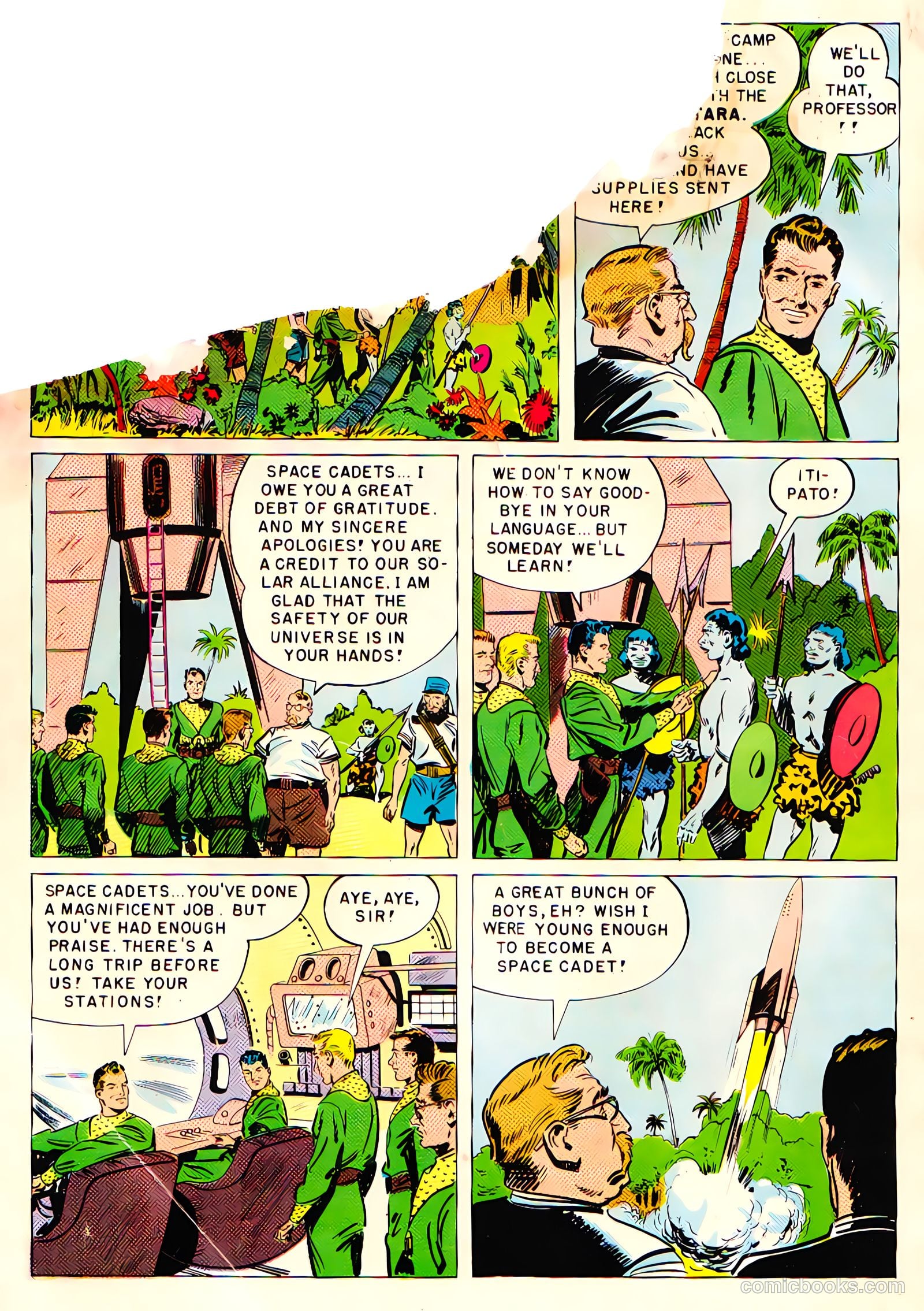 Tom Corbett Space Cadet #6 (1953) — page 37 of 38