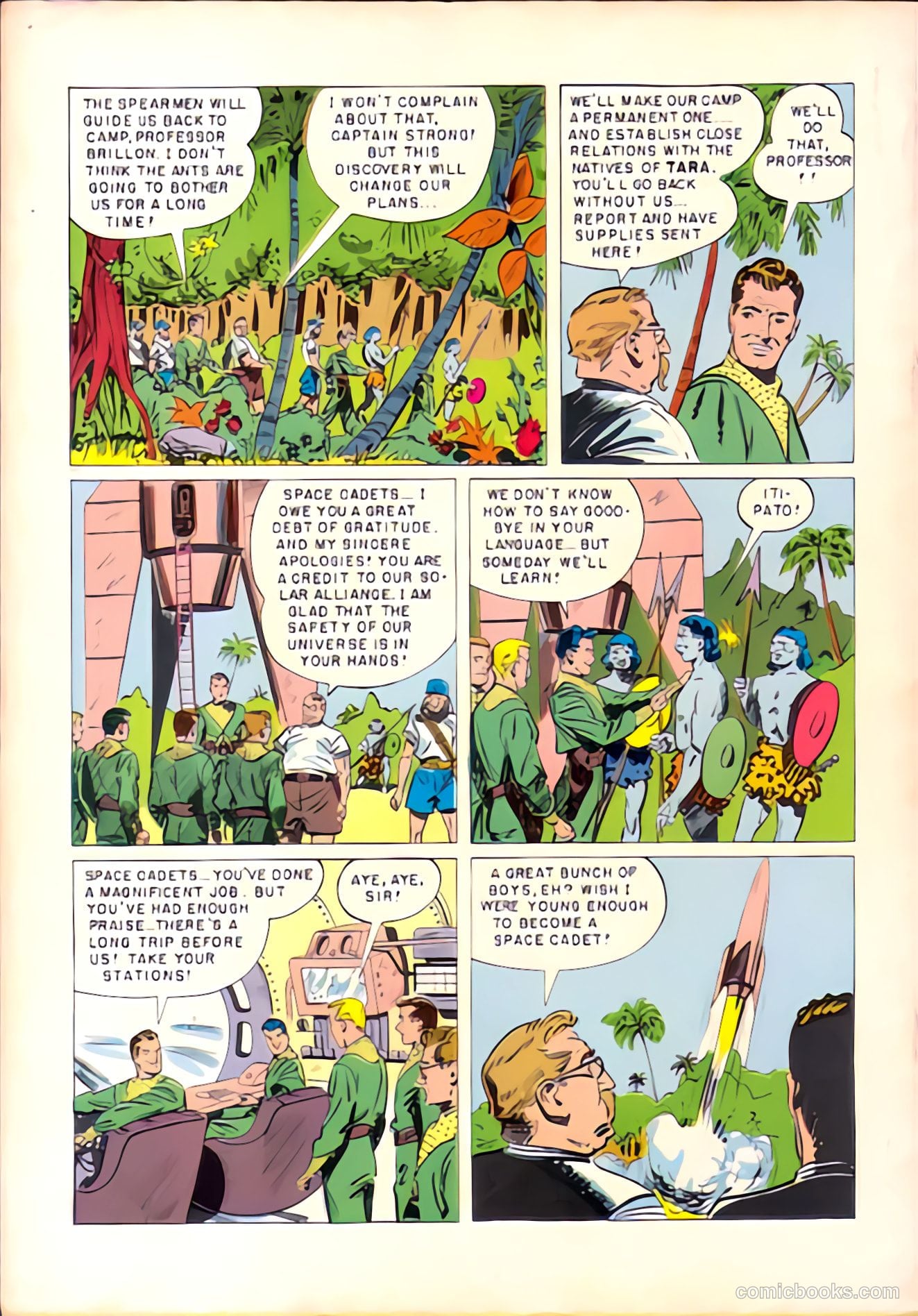 Tom Corbett Space Cadet #6 (1953) — page 38 of 38