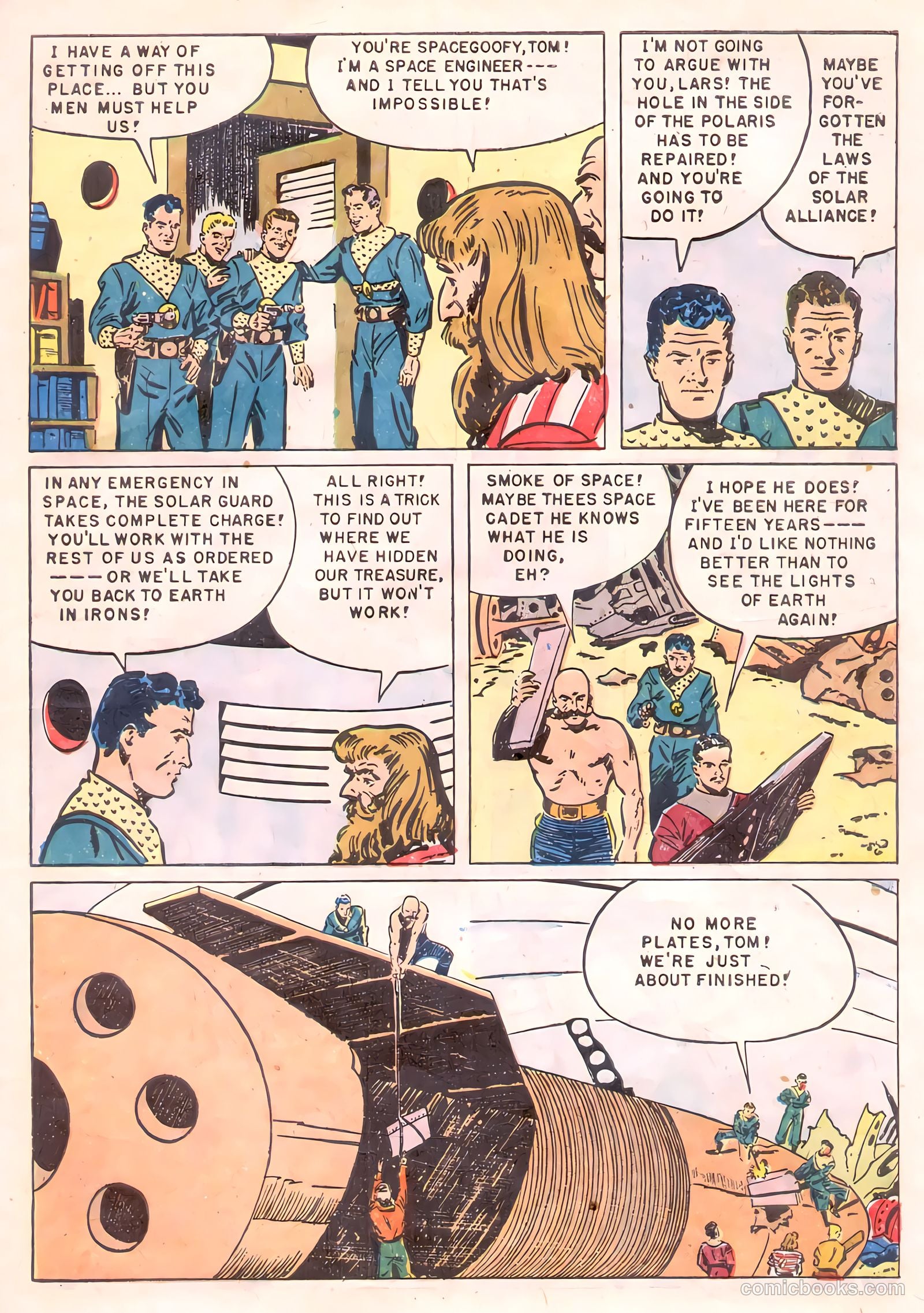 Tom Corbett Space Cadet #8 (1954) — page 31 of 36
