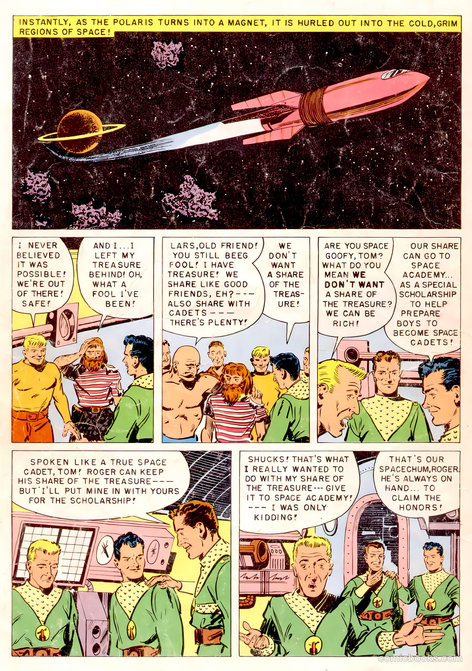 Tom Corbett Space Cadet #8 (1954) — page 36 of 36