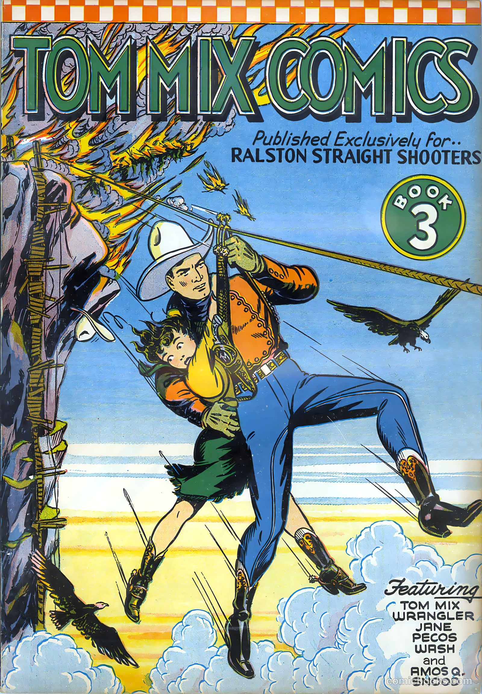 Tom Mix Comics #3 cover