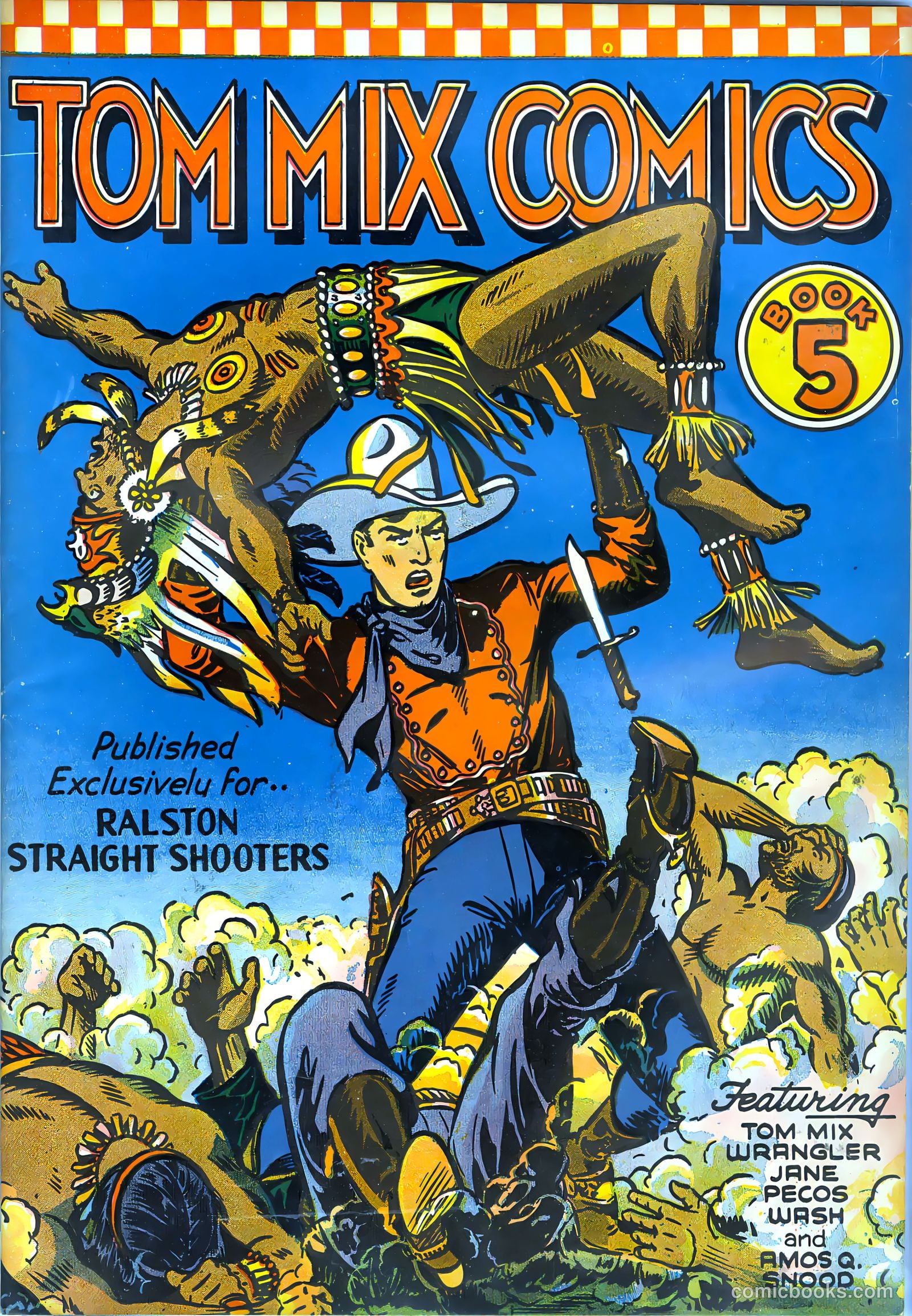 Tom Mix Comics #5 cover