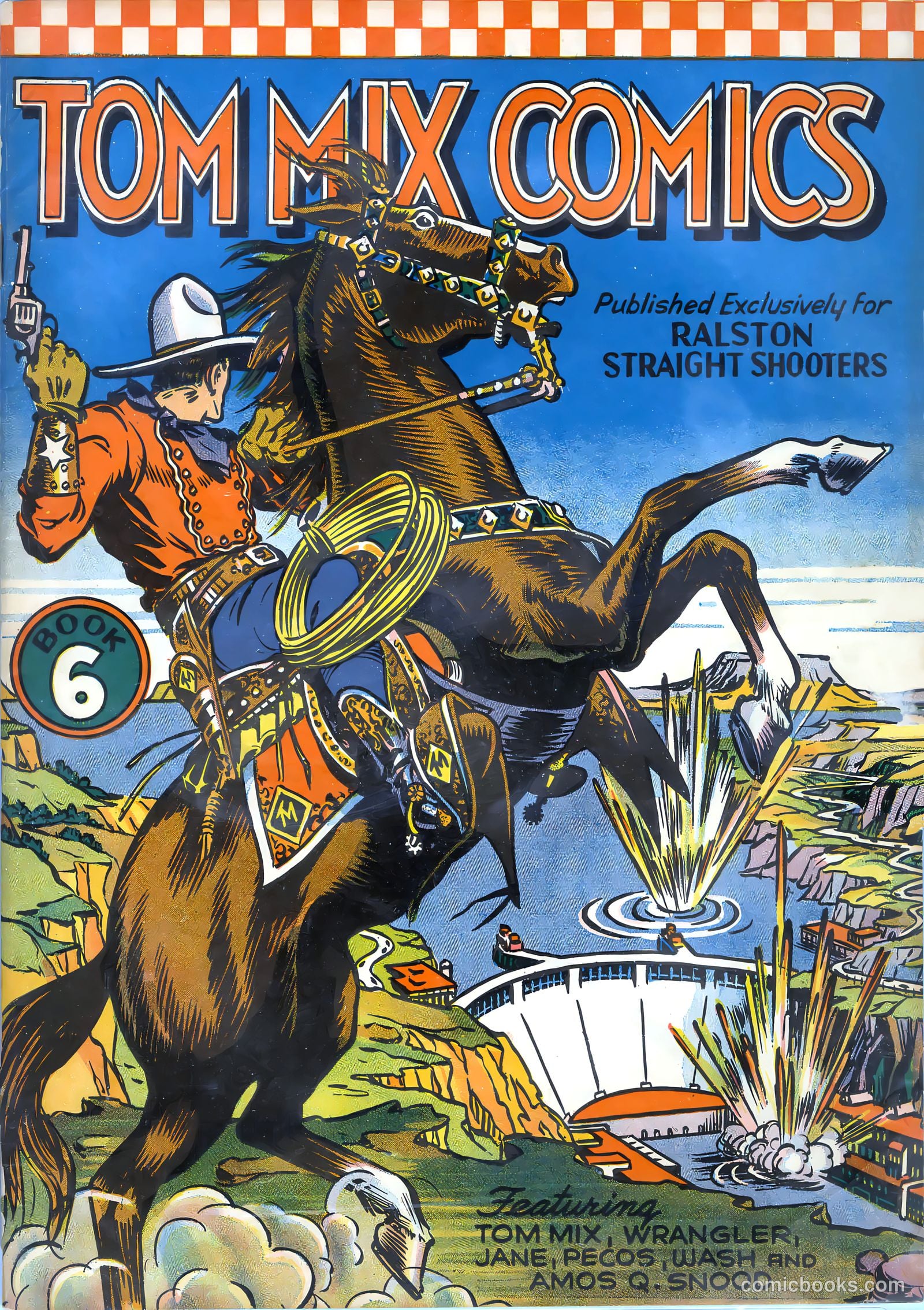 Tom Mix Comics #6 cover