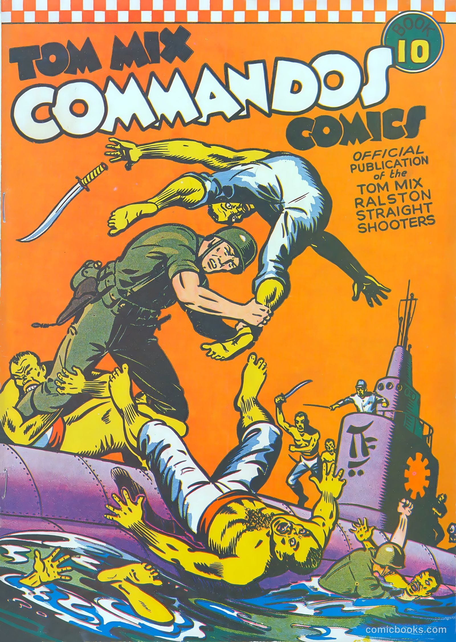 Tom Mix Commandos Comics #10 cover