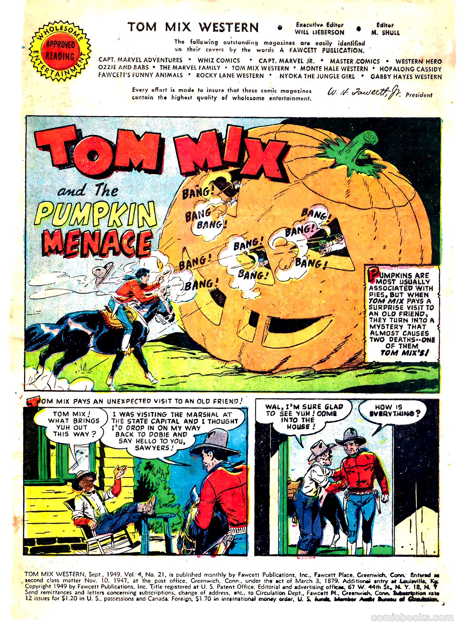 Tom Mix Western #21 (1949) — page 2 of 49