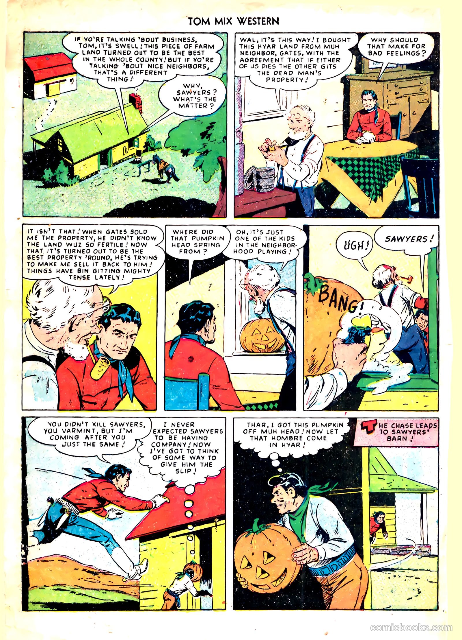 Tom Mix Western #21 (1949) — page 3 of 49
