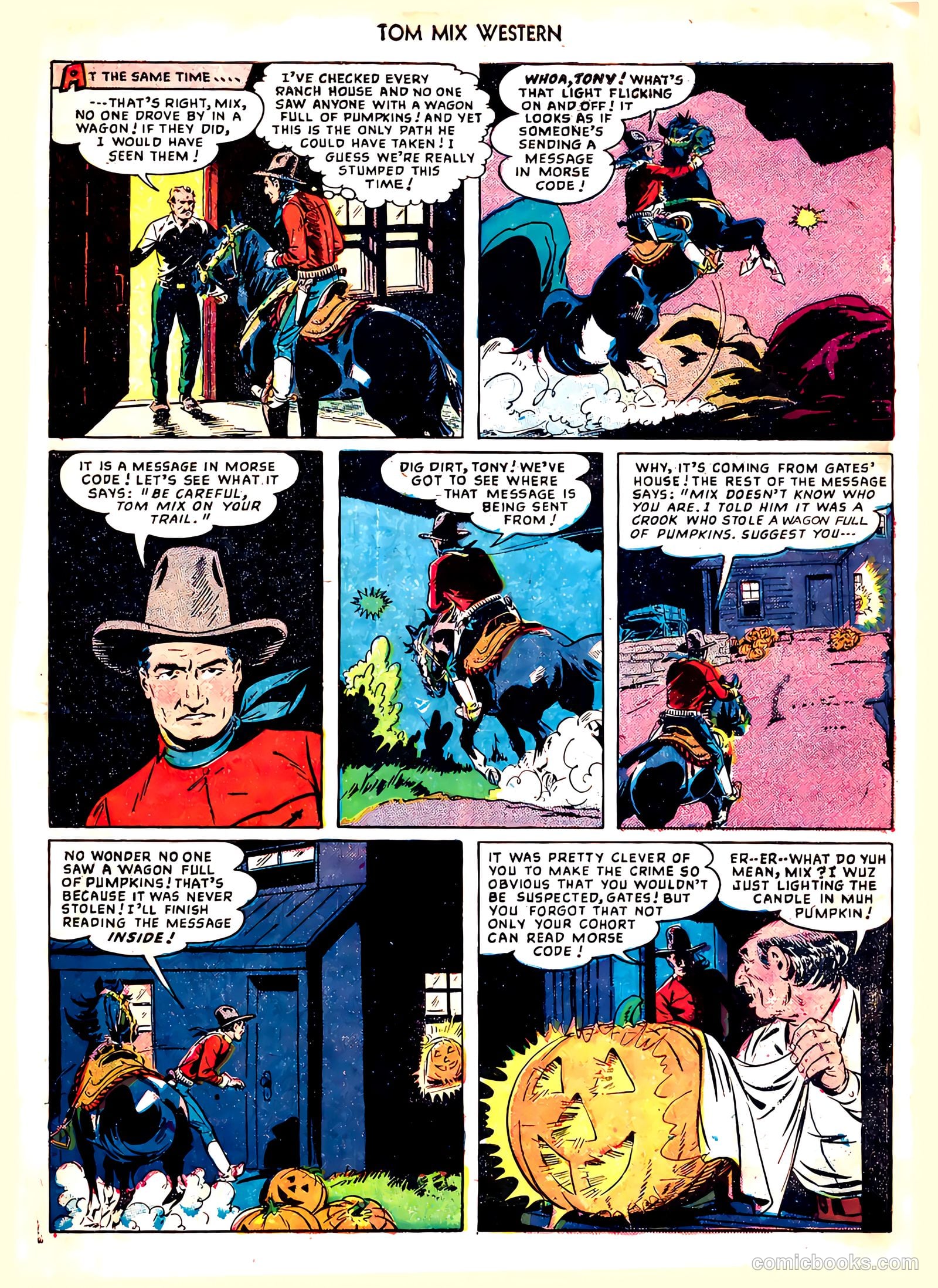 Tom Mix Western #21 (1949) — page 6 of 49