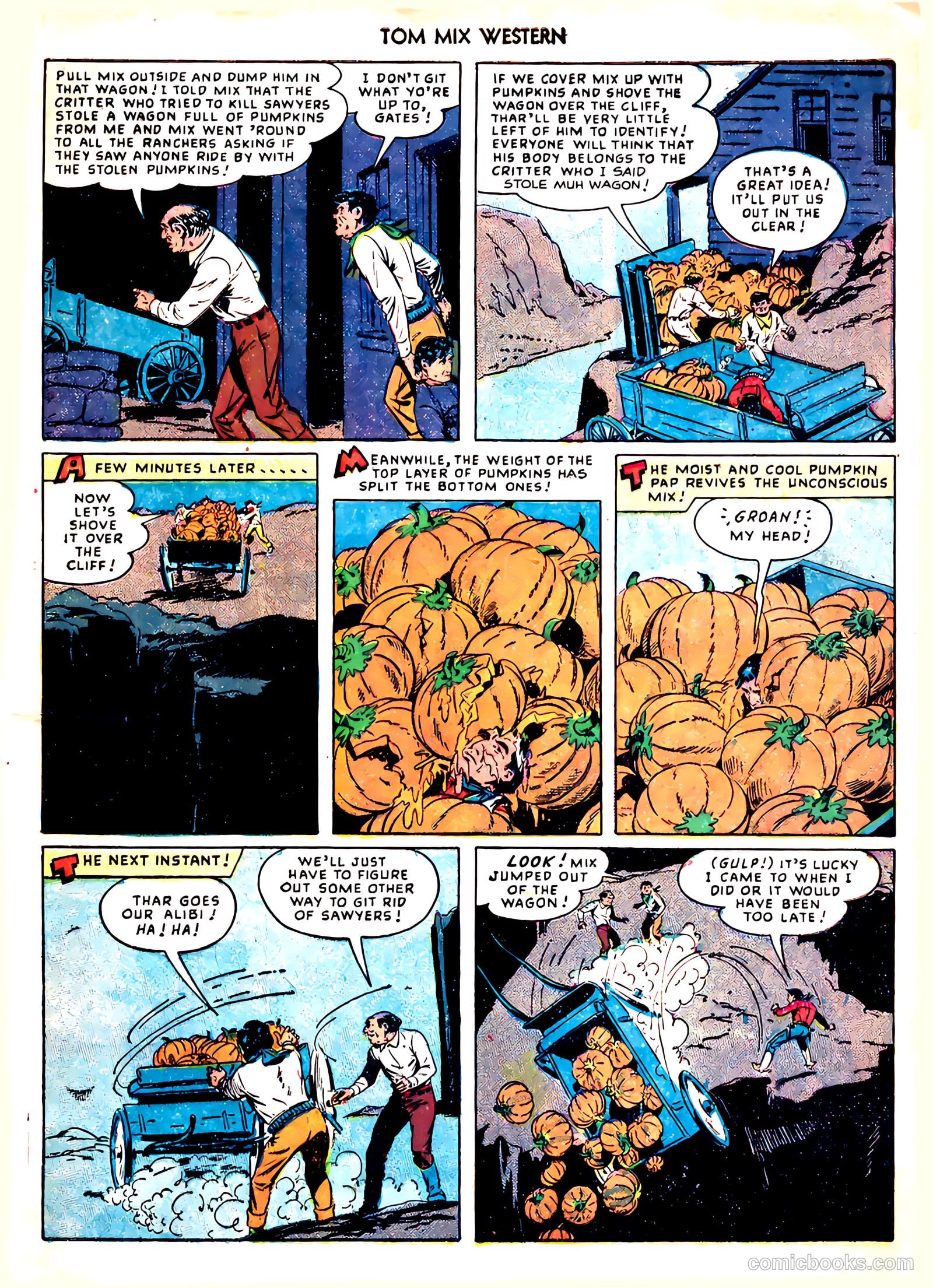 Tom Mix Western #21 (1949) — page 8 of 49