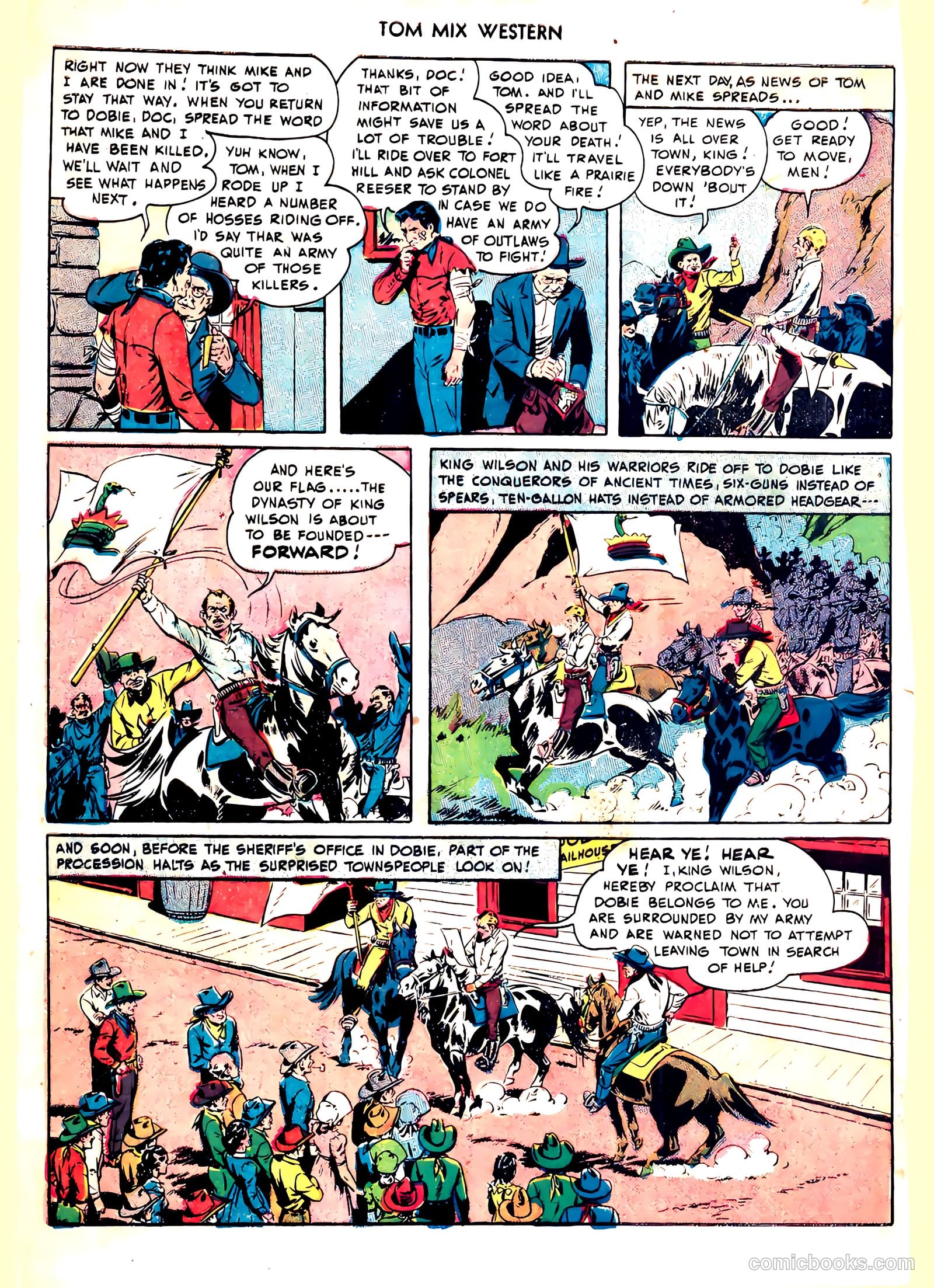 Tom Mix Western #21 (1949) — page 19 of 49