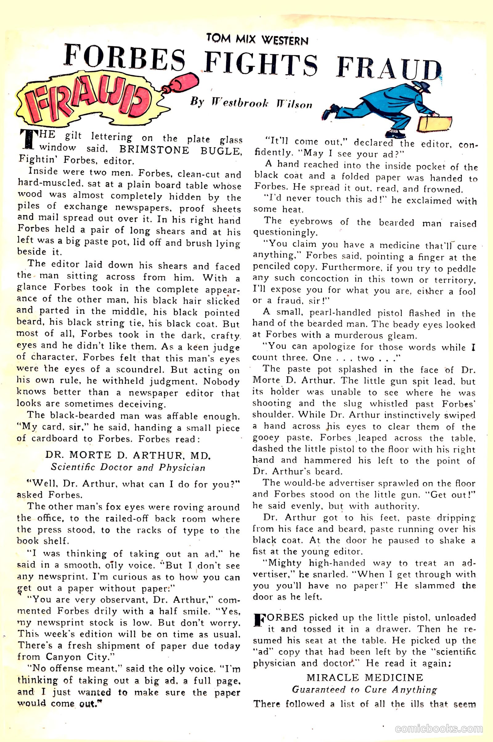 Tom Mix Western #21 (1949) — page 23 of 49