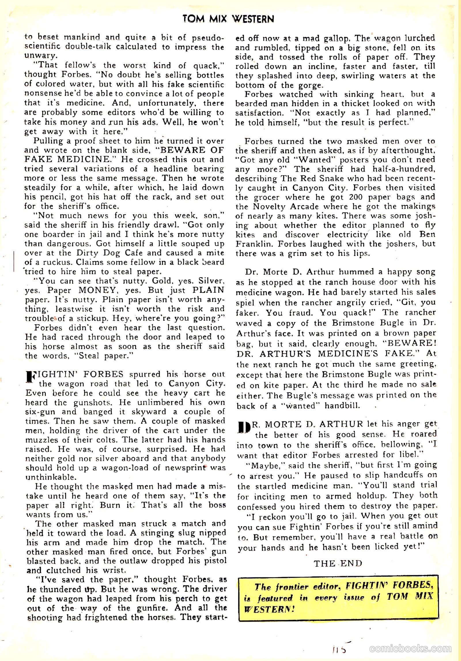 Tom Mix Western #21 (1949) — page 24 of 49