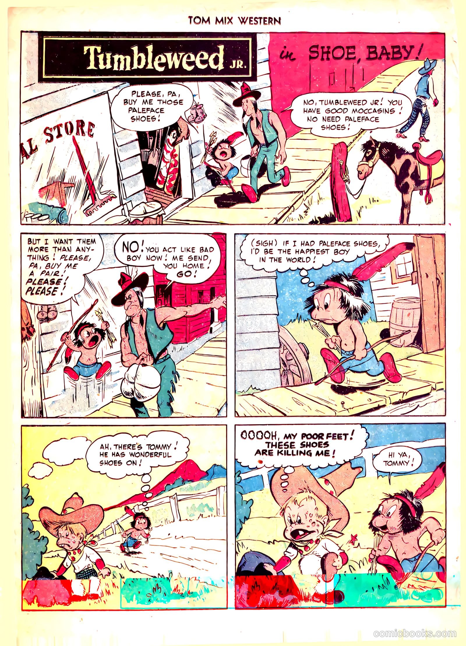 Tom Mix Western #21 (1949) — page 25 of 49