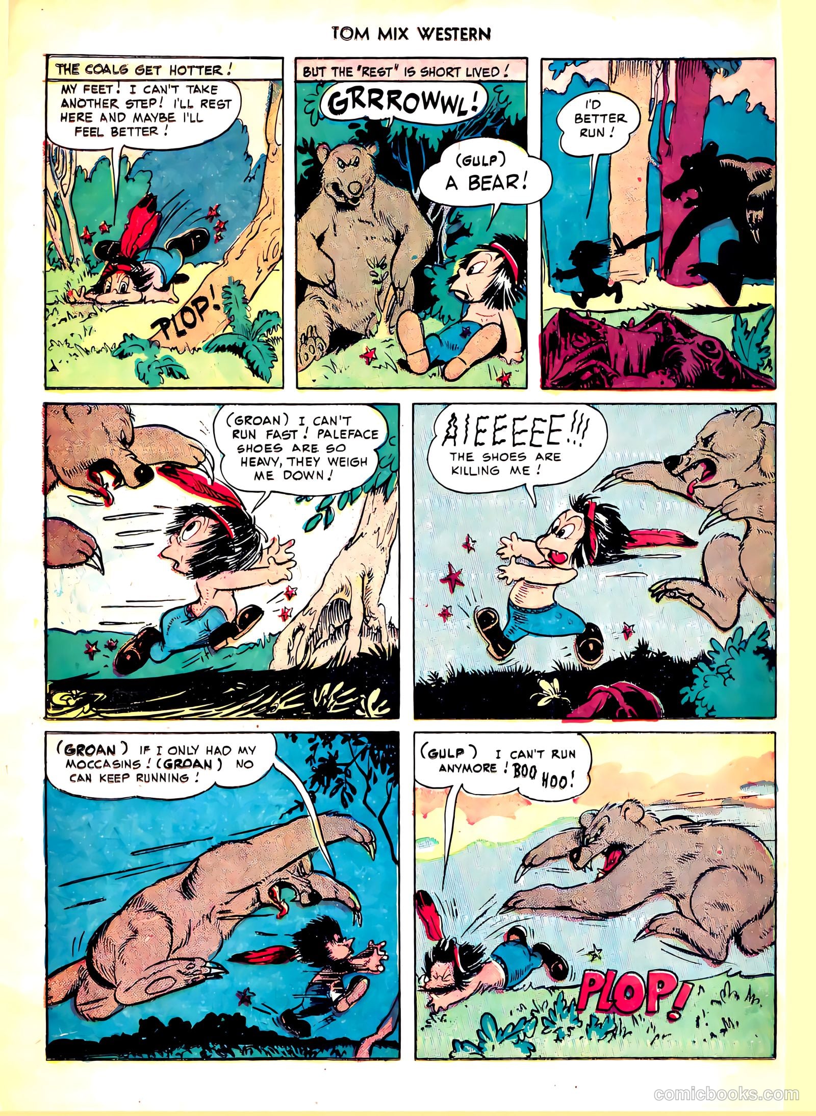 Tom Mix Western #21 (1949) — page 27 of 49