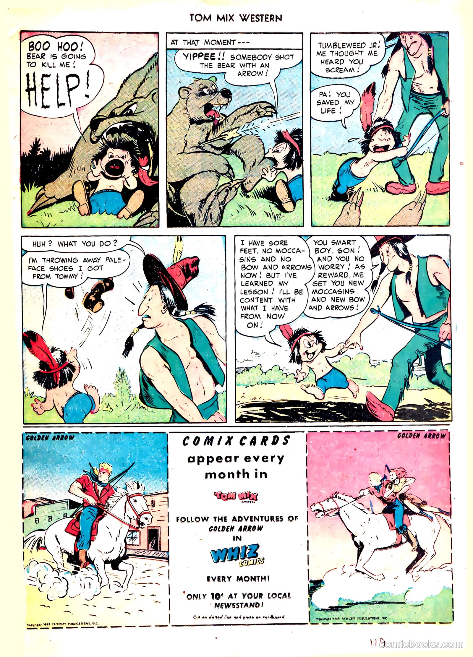 Tom Mix Western #21 (1949) — page 28 of 49