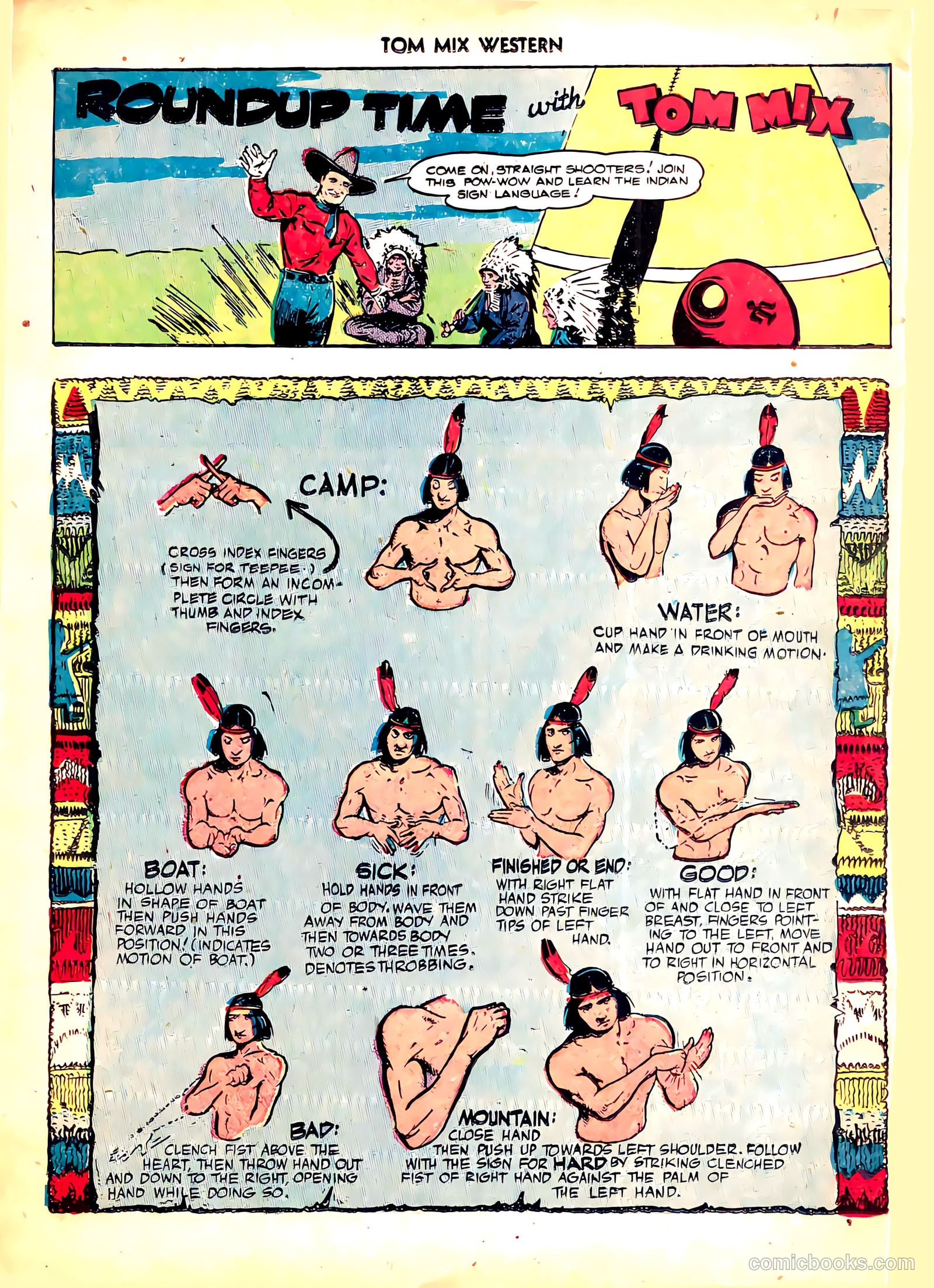 Tom Mix Western #21 (1949) — page 29 of 49