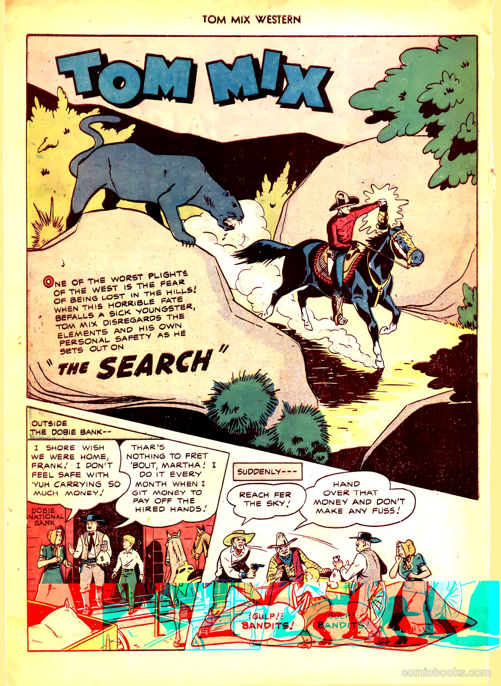 Tom Mix Western #21 (1949) — page 31 of 49