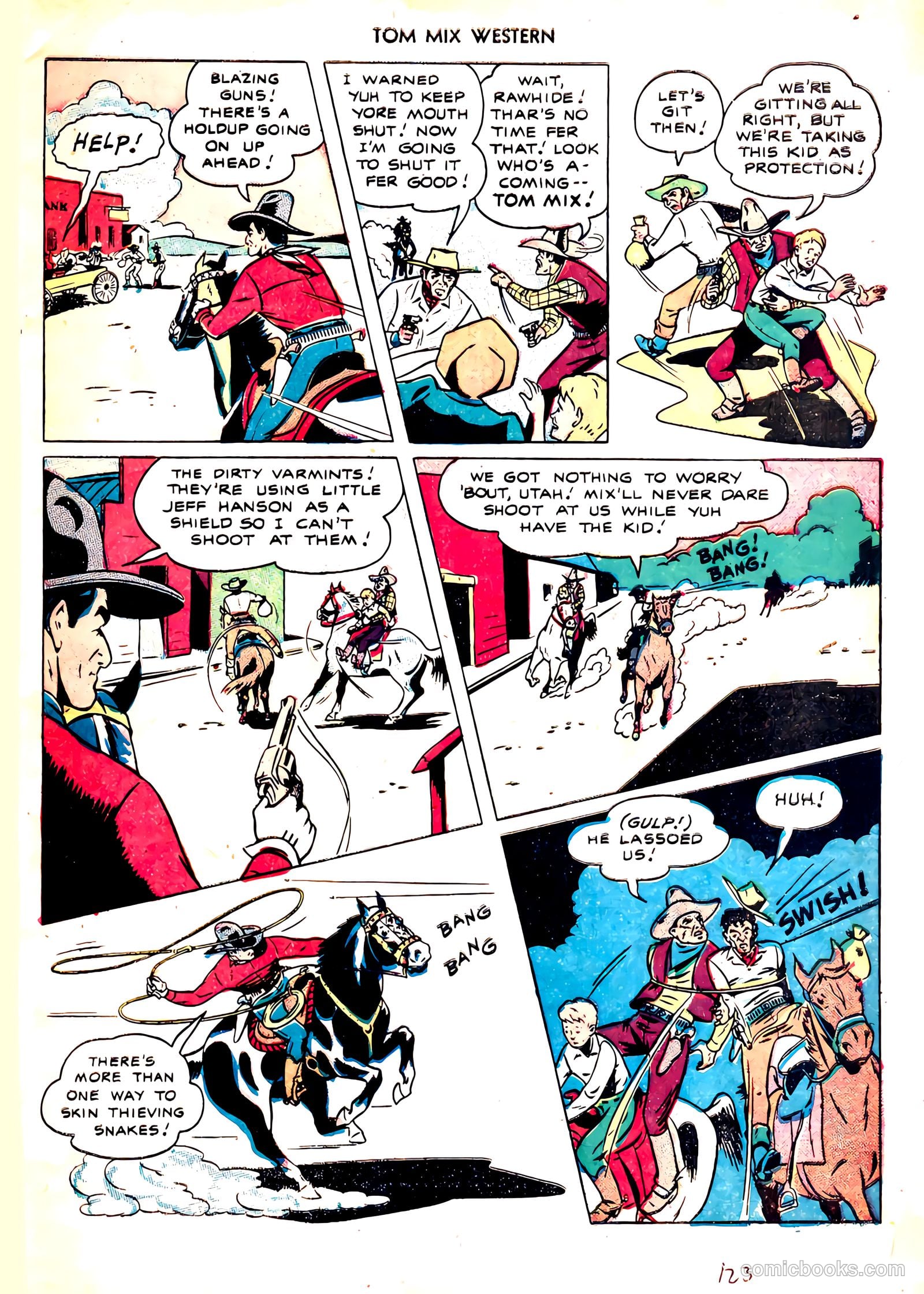 Tom Mix Western #21 (1949) — page 32 of 49