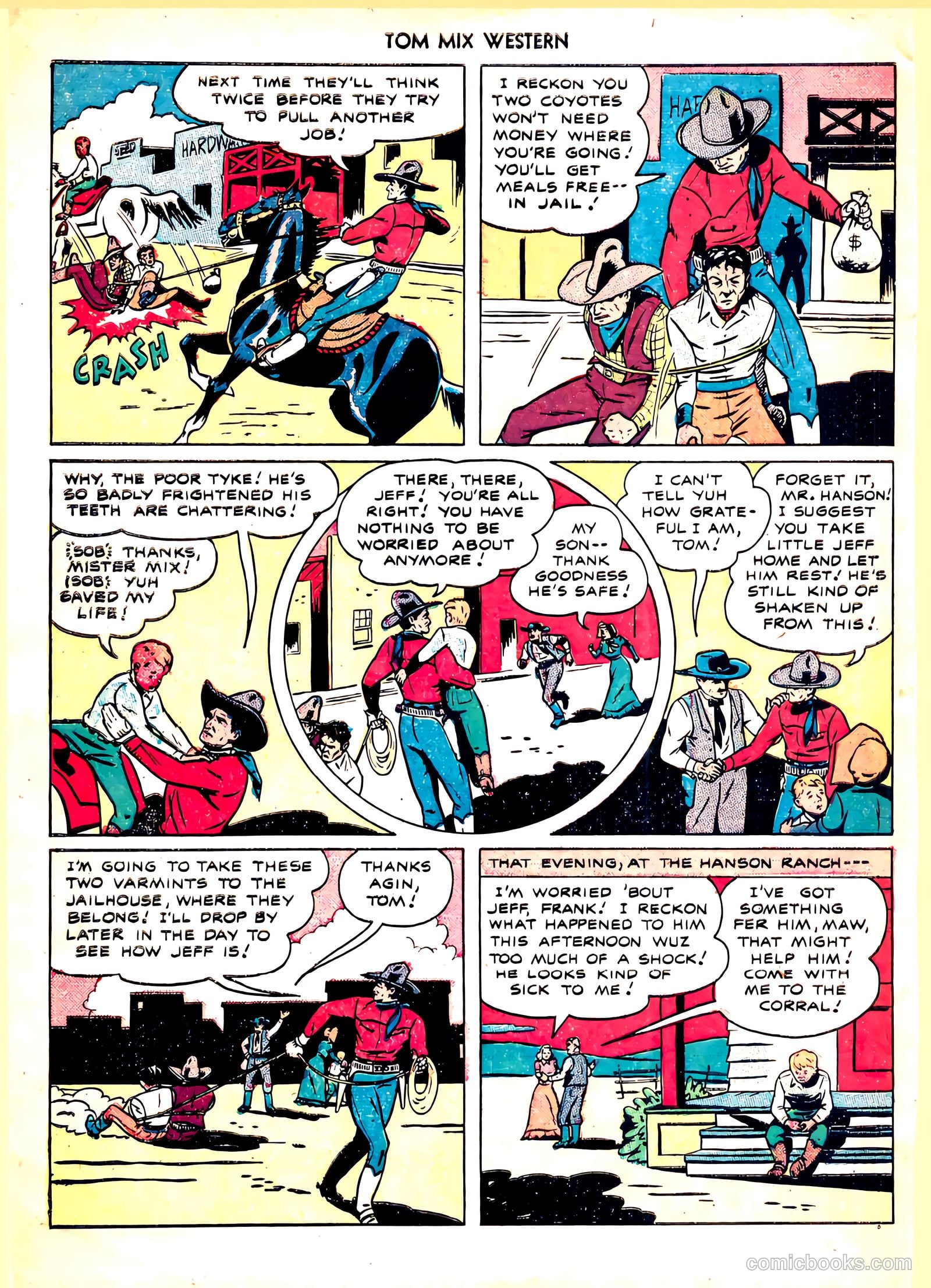 Tom Mix Western #21 (1949) — page 33 of 49